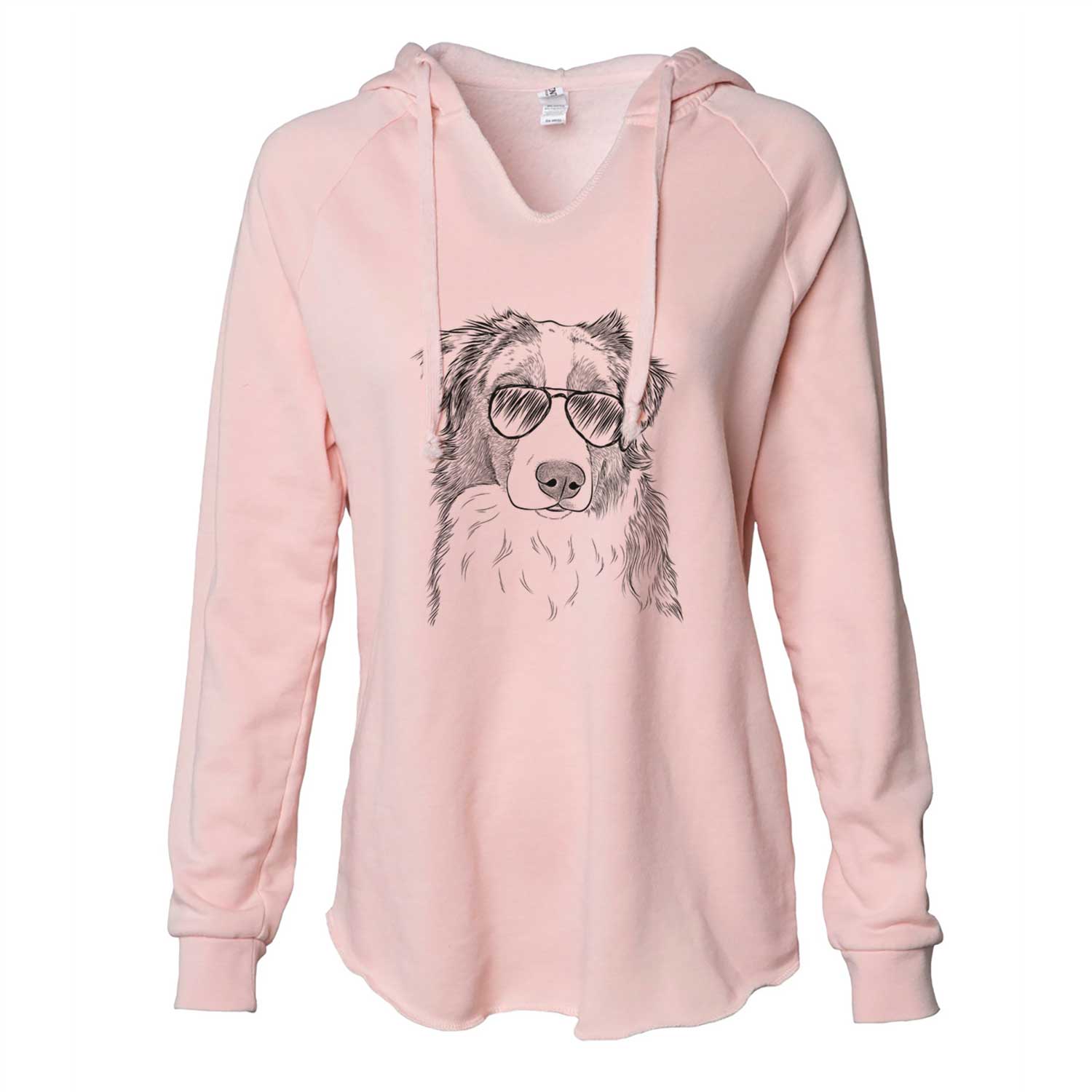 Ginger the Australian Shepherd - Cali Wave Hooded Sweatshirt