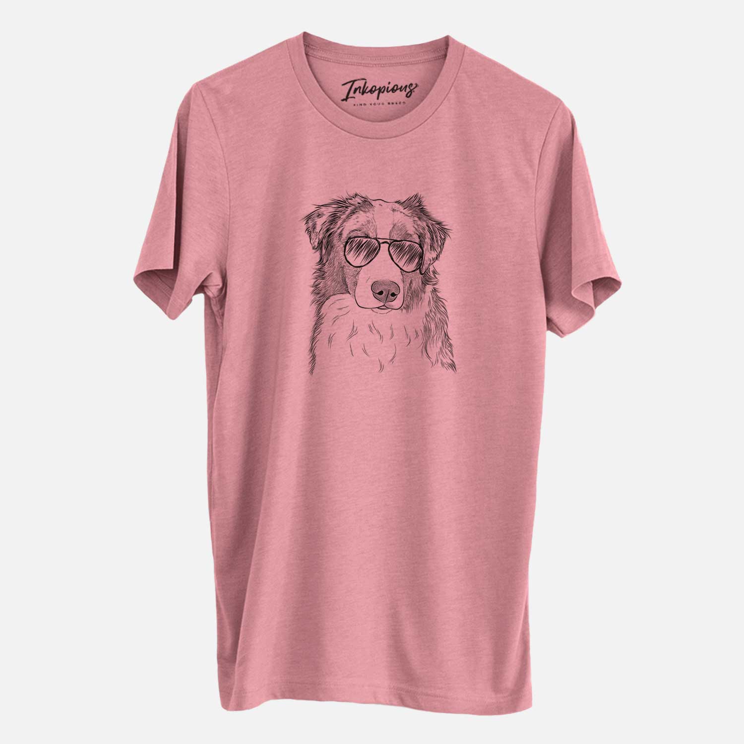 Aviator Ginger the Australian Shepherd - Unisex Crewneck