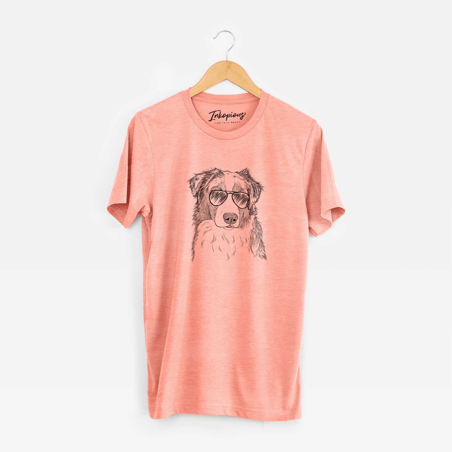 Aviator Ginger the Australian Shepherd - Unisex Crewneck