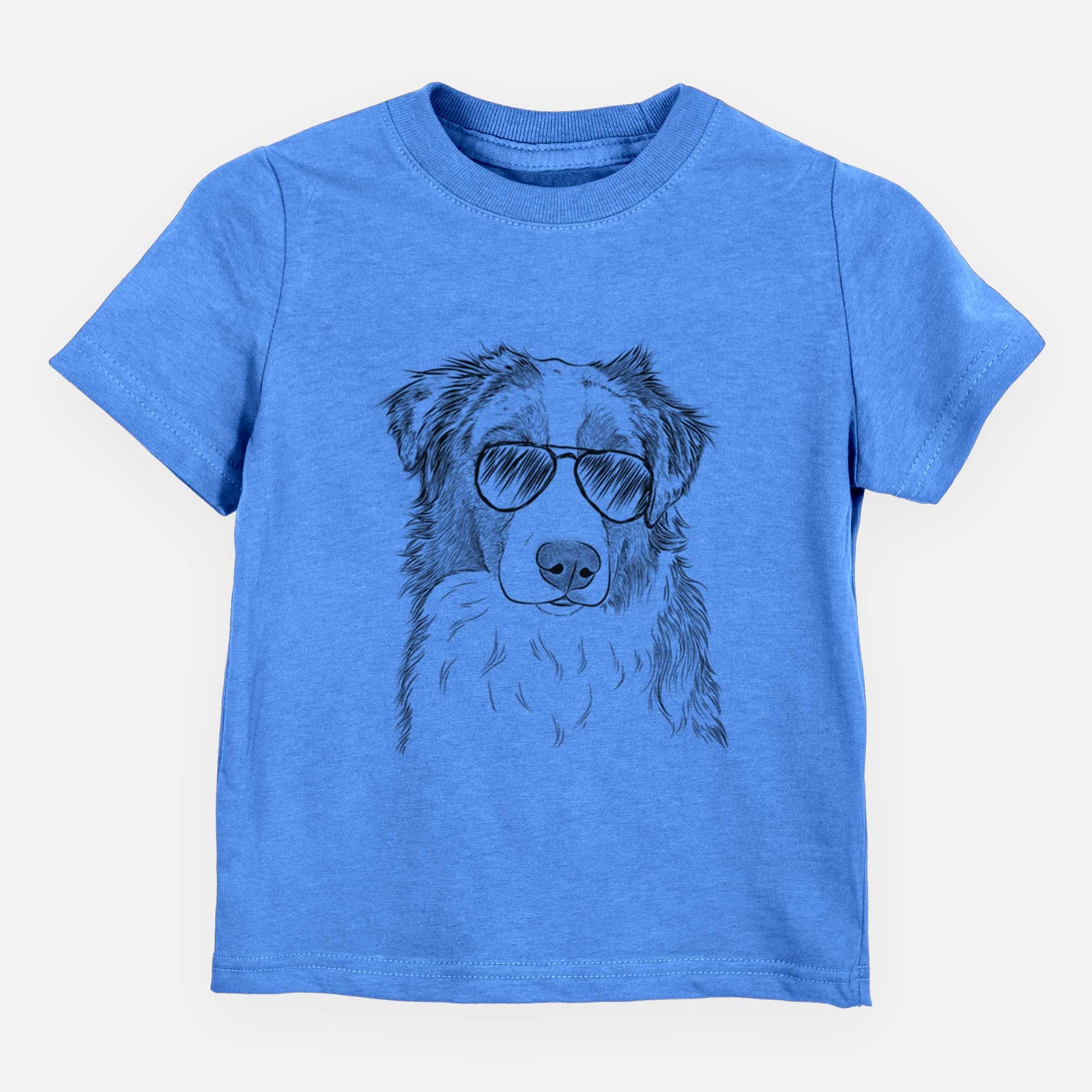 Aviator Ginger the Australian Shepherd - Kids/Youth/Toddler Shirt