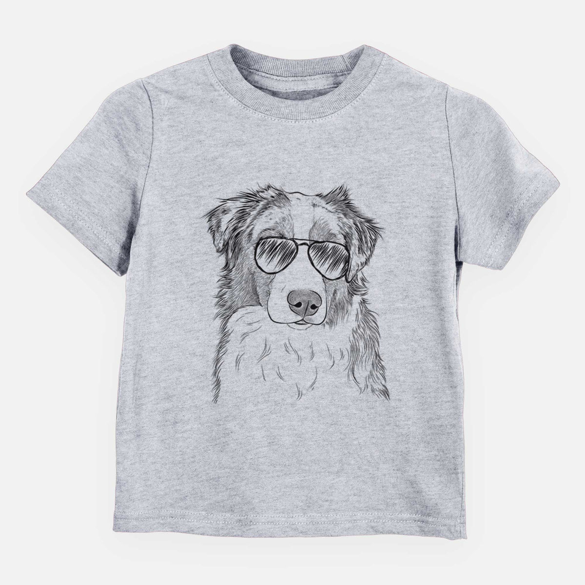 Aviator Ginger the Australian Shepherd - Kids/Youth/Toddler Shirt