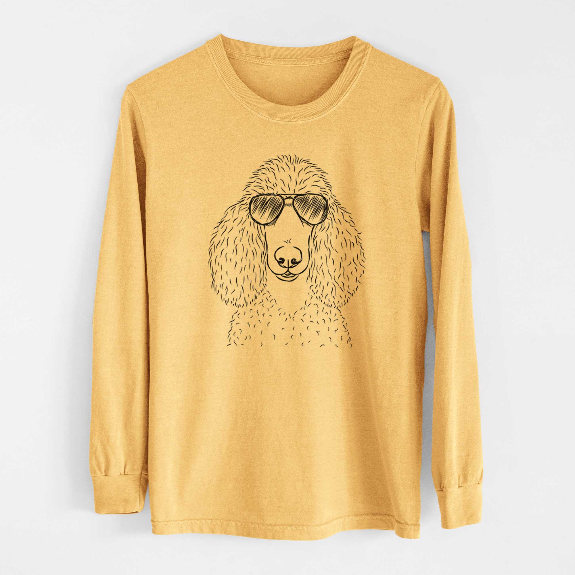 Aviators Giovanni the Poodle - Heavyweight 100% Cotton Long Sleeve