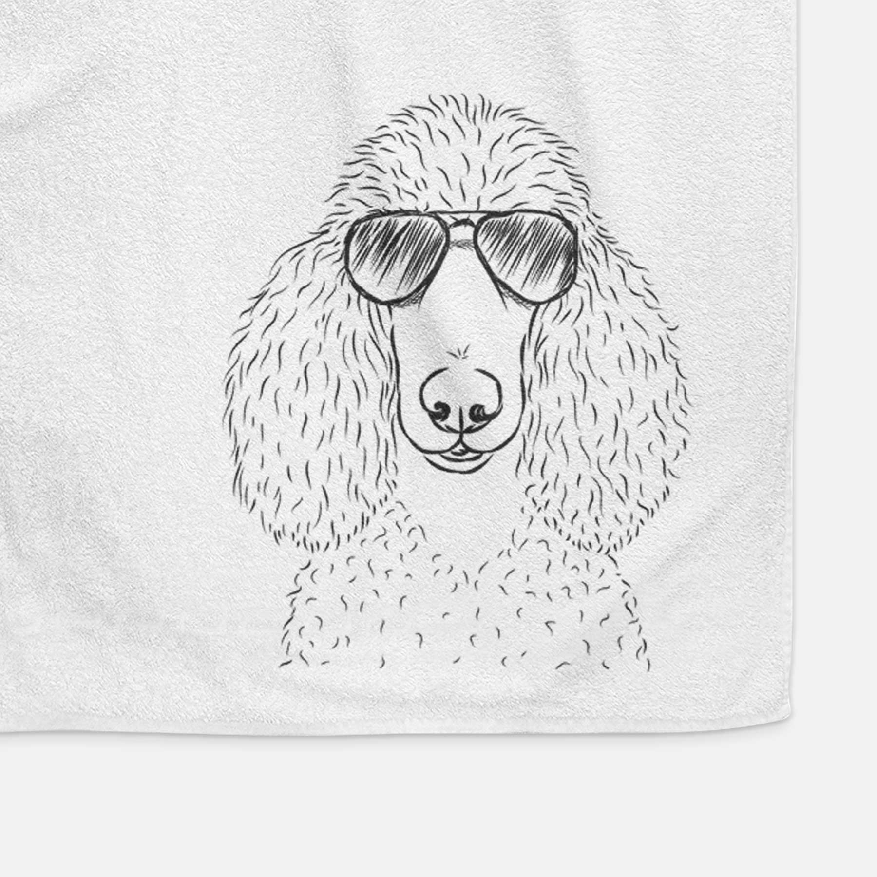 Giovanni the Poodle Decorative Hand Towel