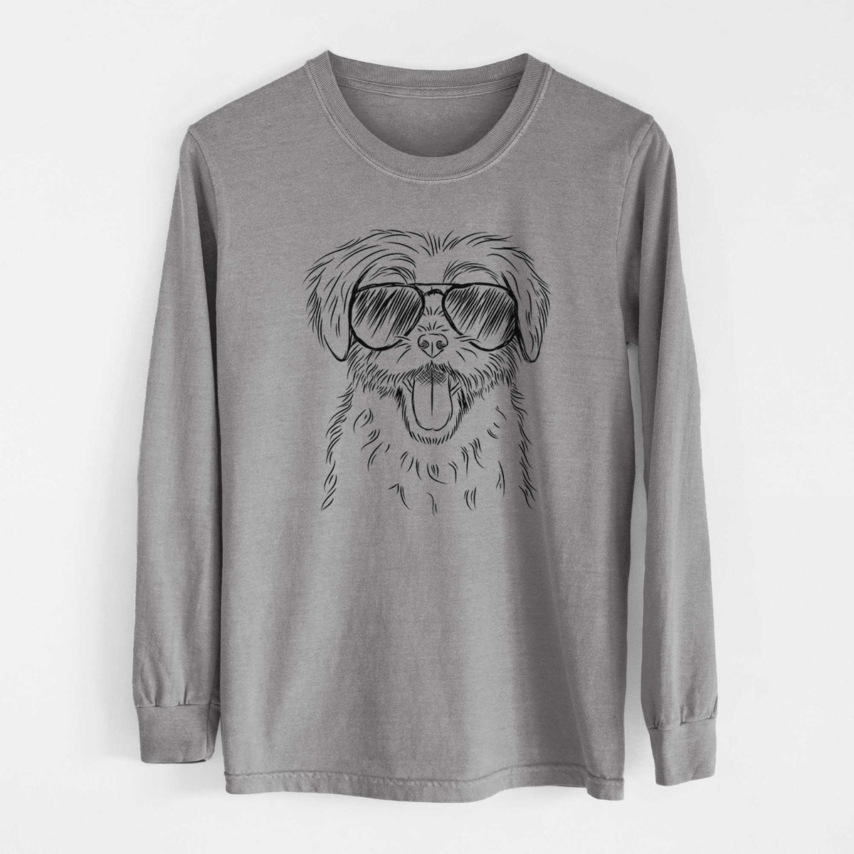 Aviators Gizmo the Maltese - Heavyweight 100% Cotton Long Sleeve