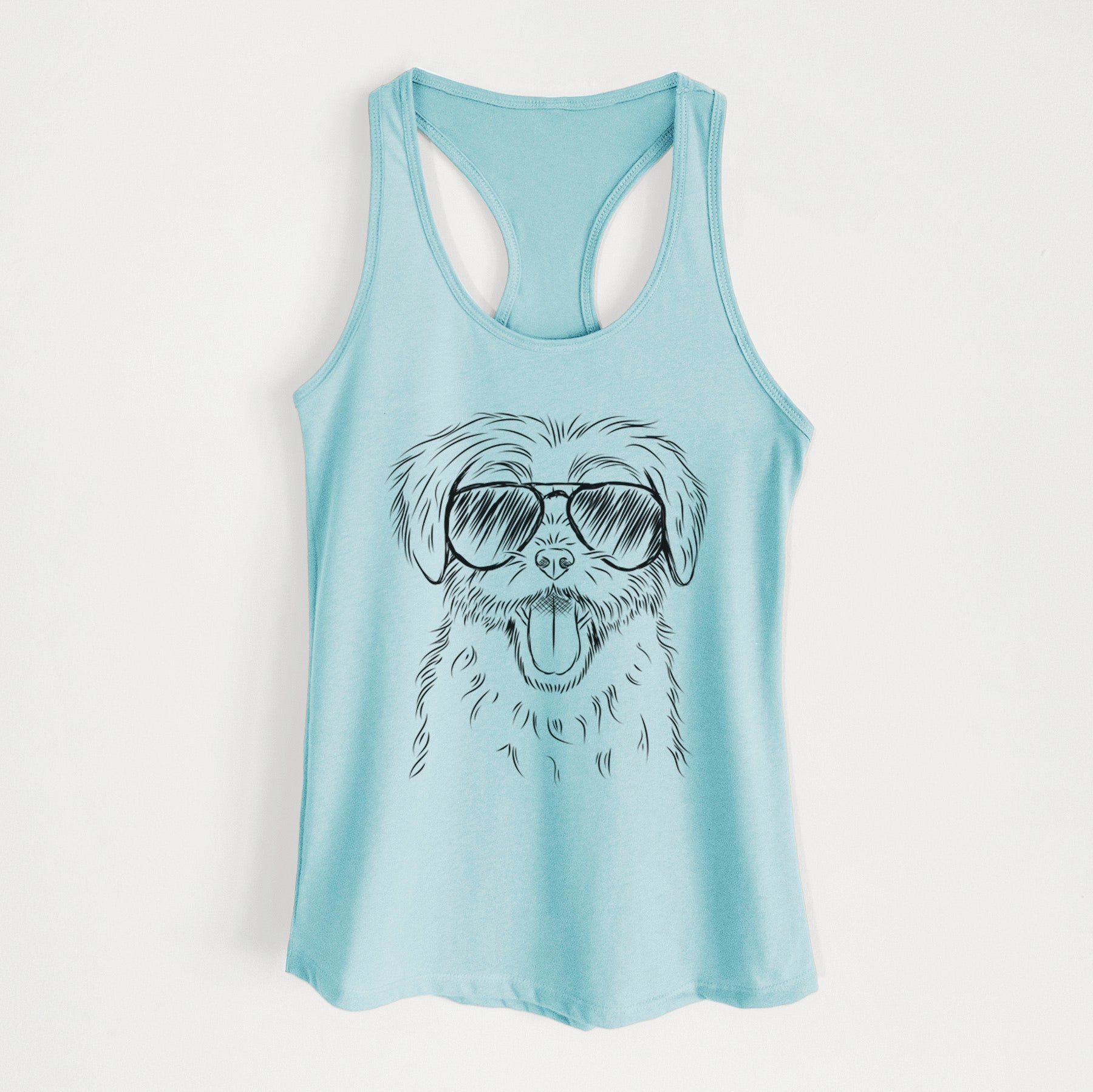 Gizmo the Maltese - Women's Racerback Tanktop