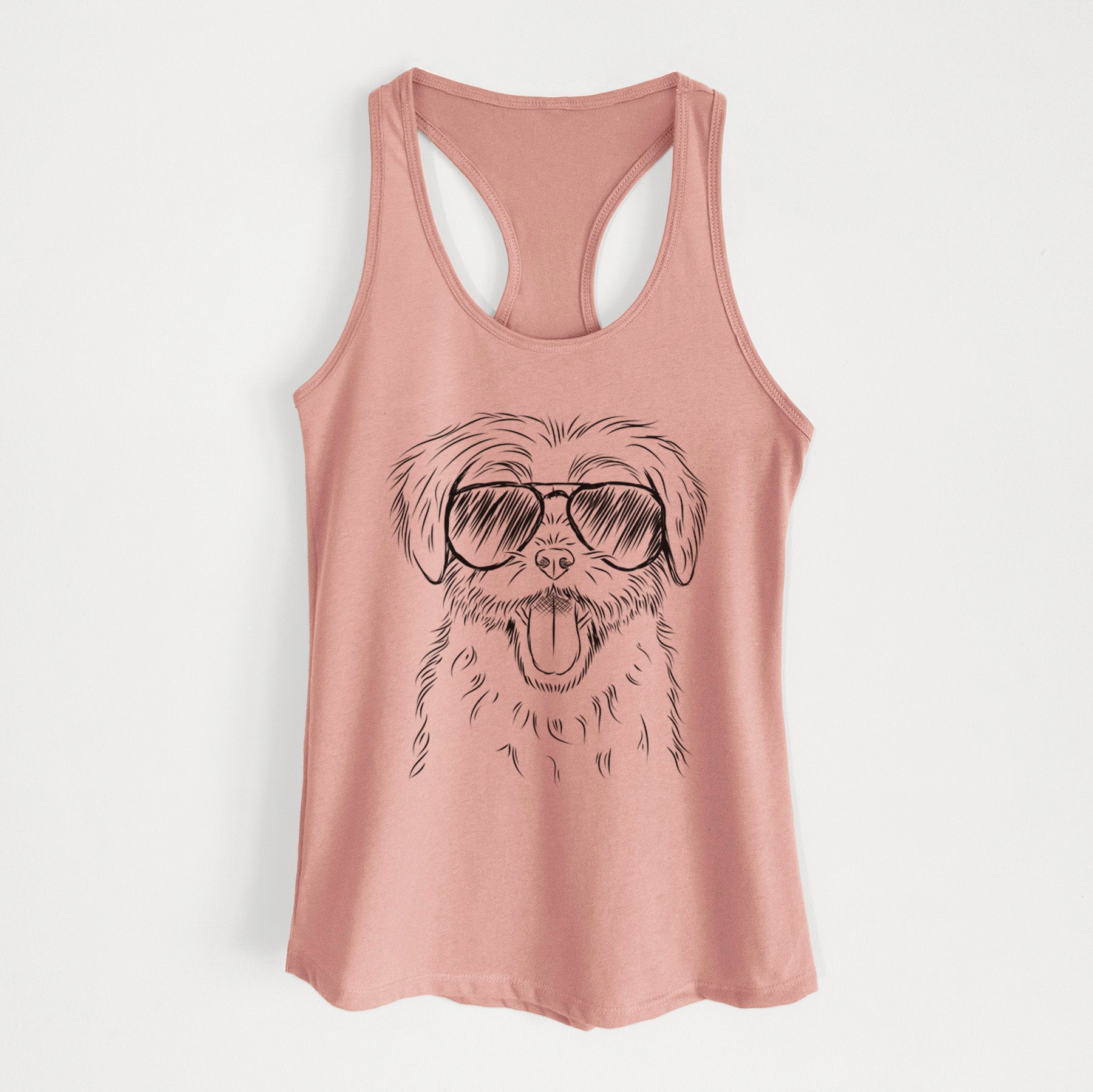 Gizmo the Maltese - Women's Racerback Tanktop