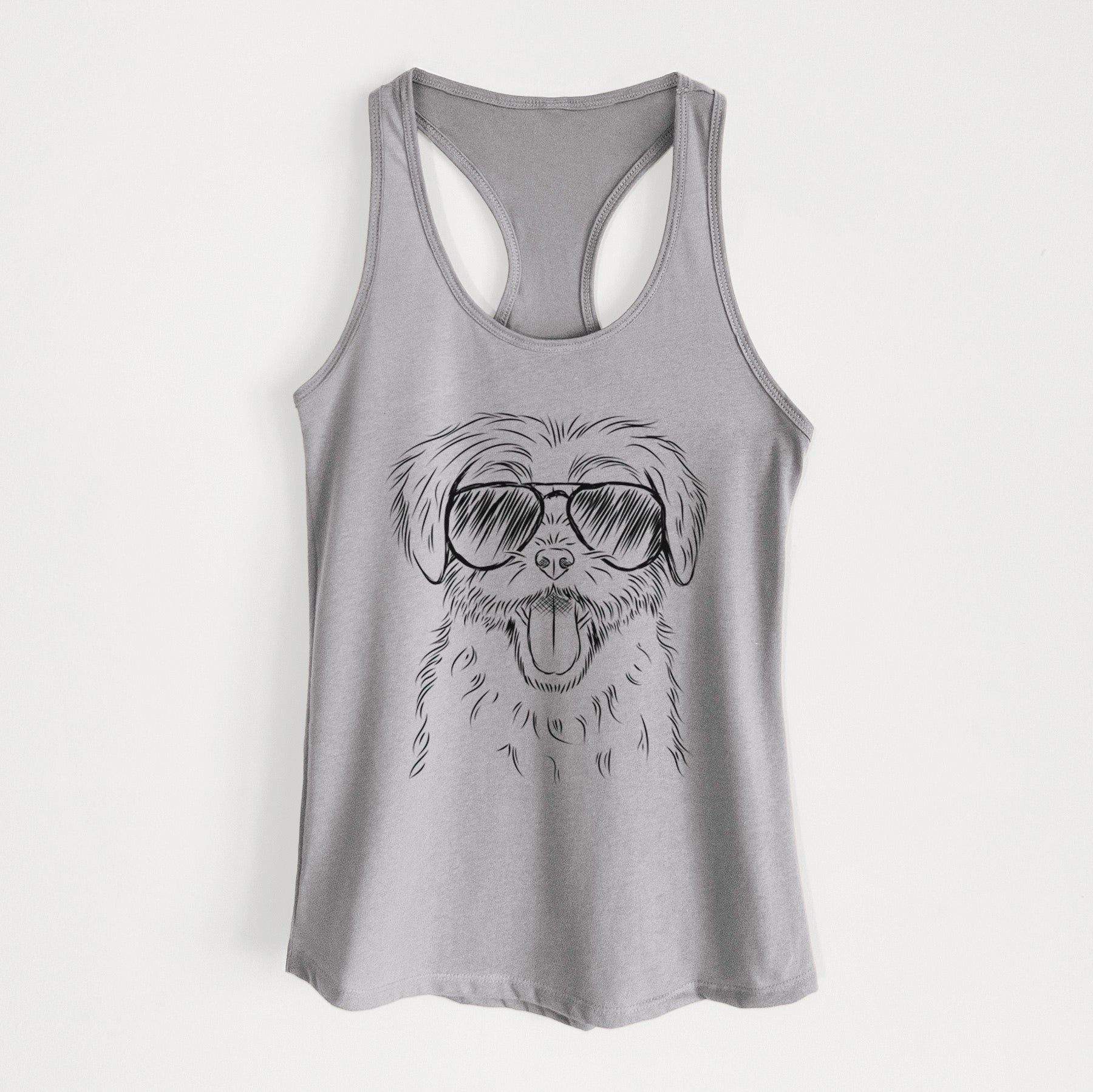 Gizmo the Maltese - Women's Racerback Tanktop