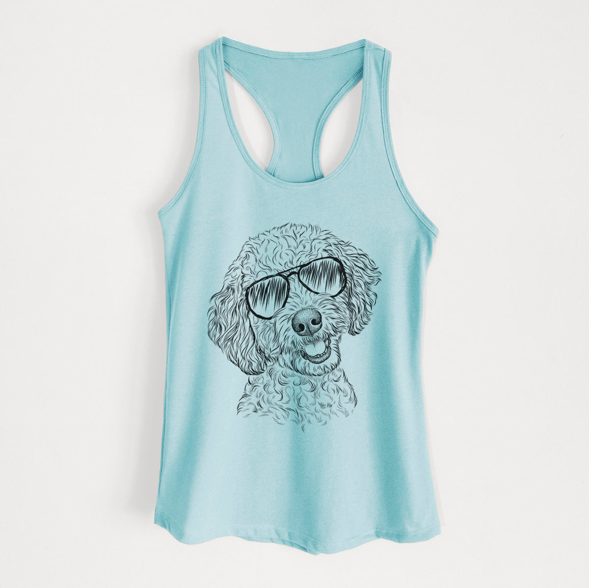 Gizmo the Goldendoodle - Women's Racerback Tanktop