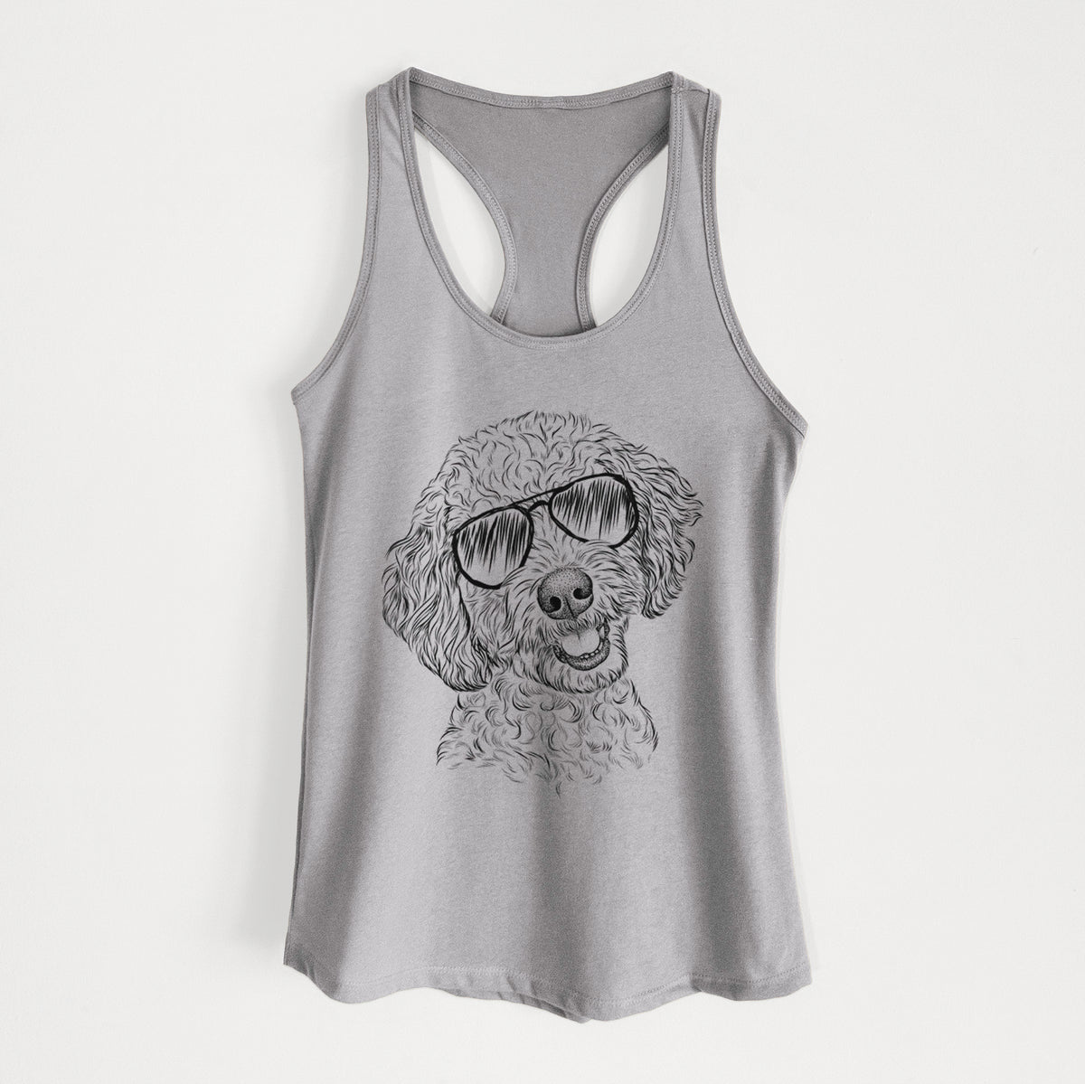 Gizmo the Goldendoodle - Women's Racerback Tanktop