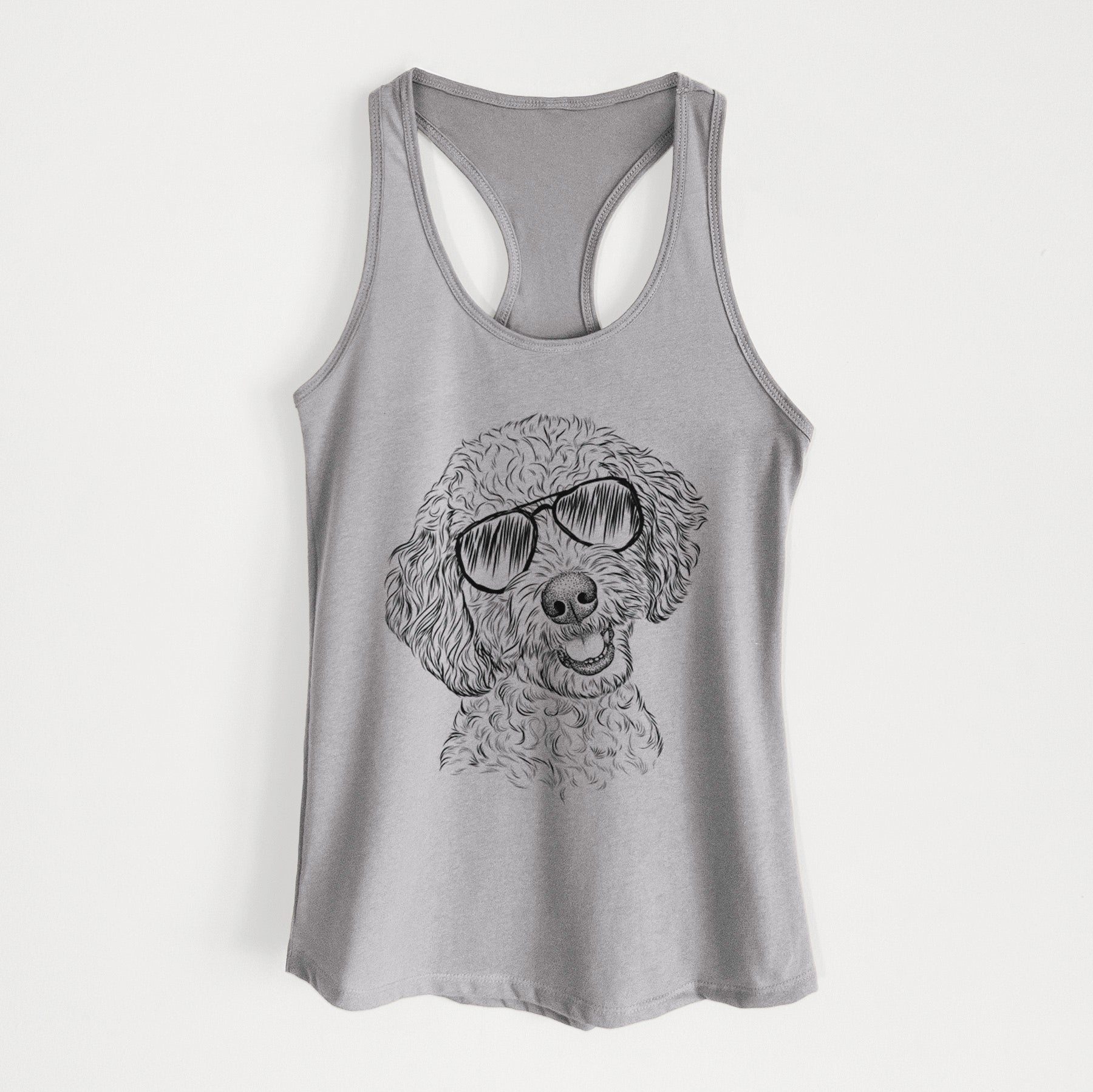 Gizmo the Goldendoodle - Women's Racerback Tanktop