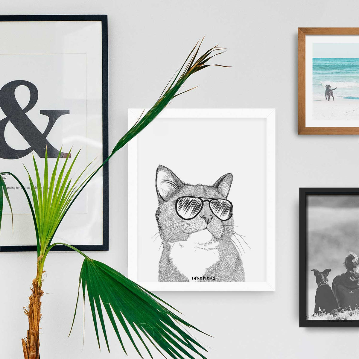 Gizmo the Cat Art Print