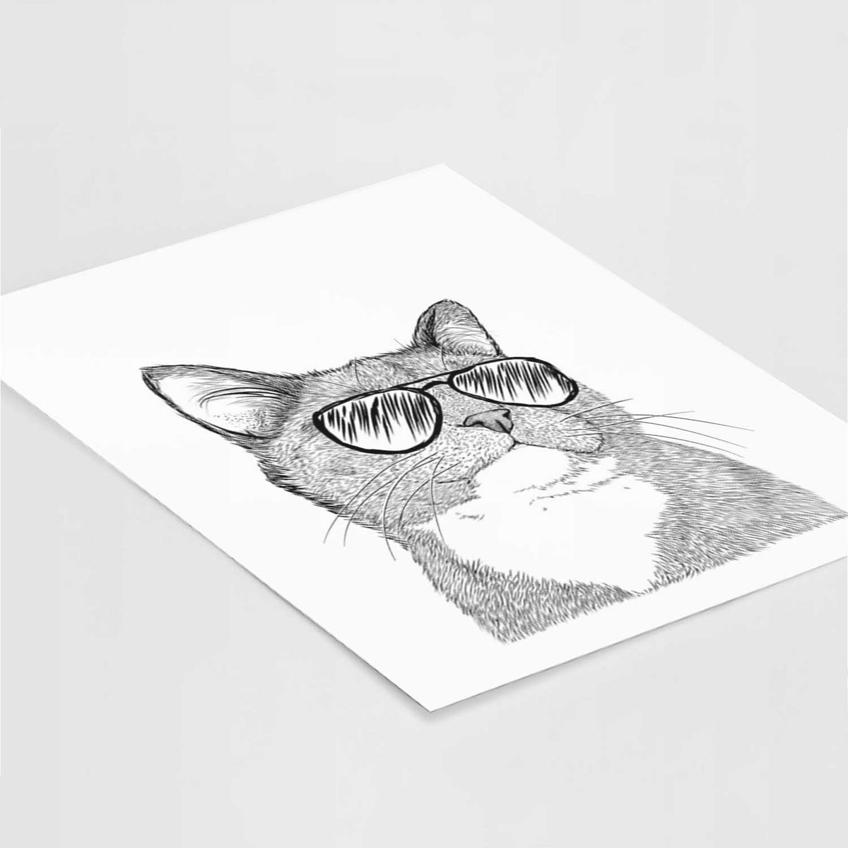 Gizmo the Cat Art Print
