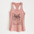 Gizmo the Grey Cat - Women's Racerback Tanktop