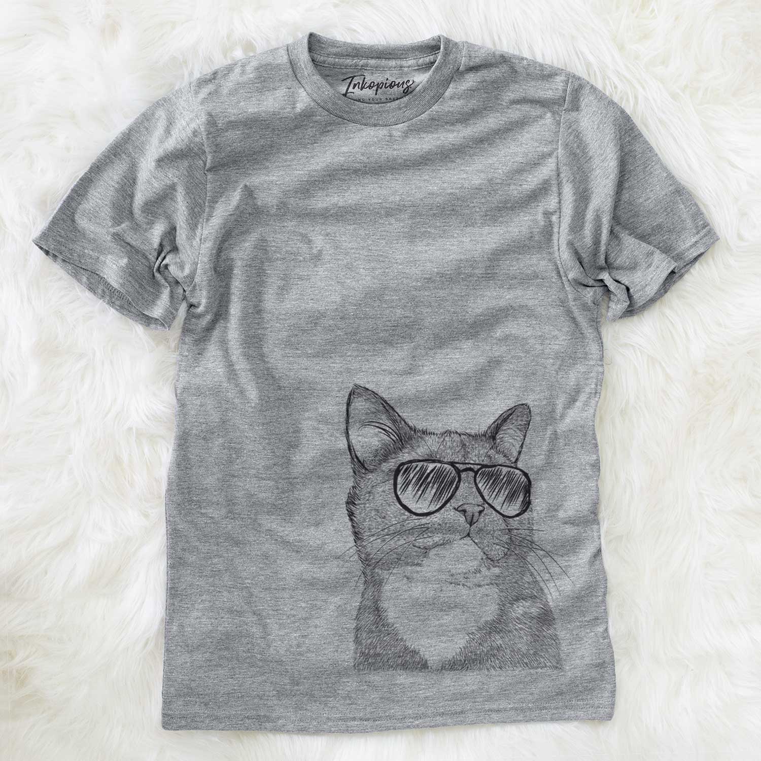 Gizmo the Grey Cat - Unisex Crewneck