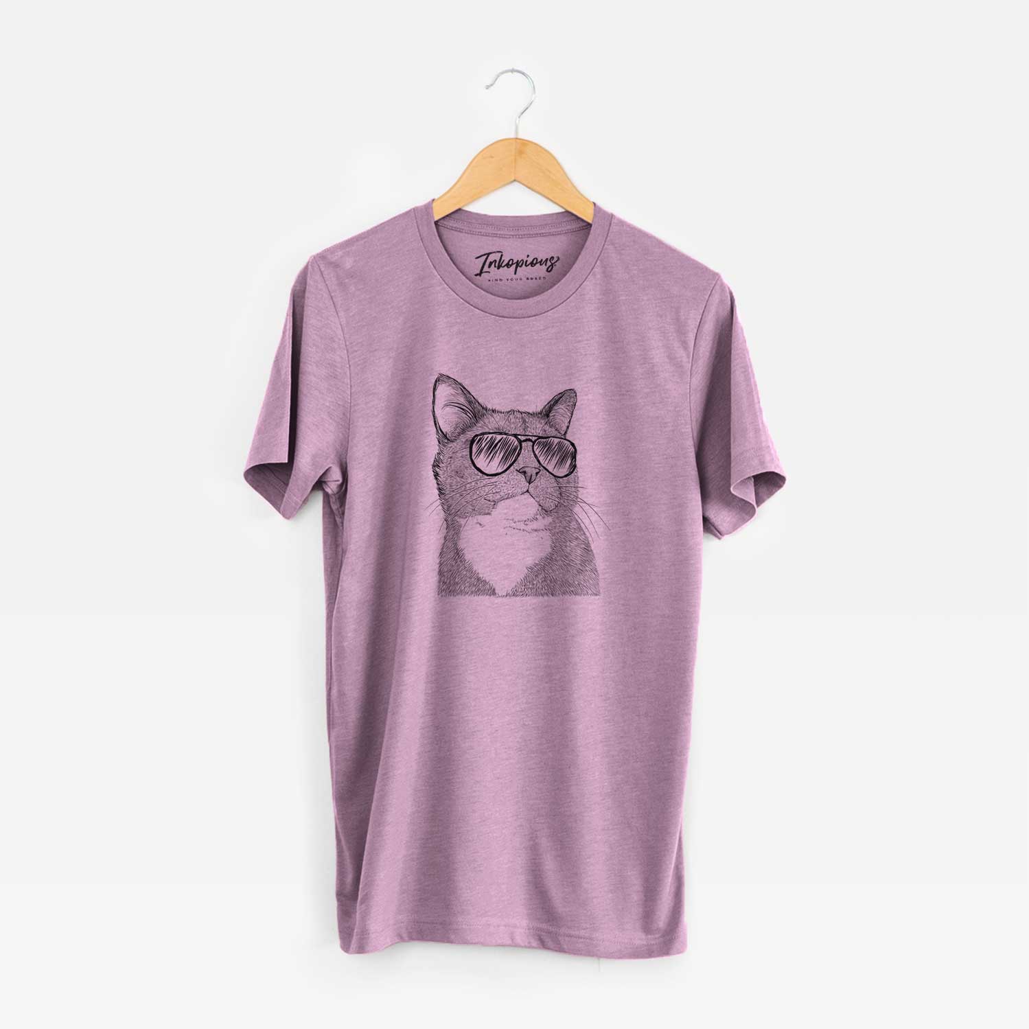 Aviator Gizmo the Grey Cat - Unisex Crewneck