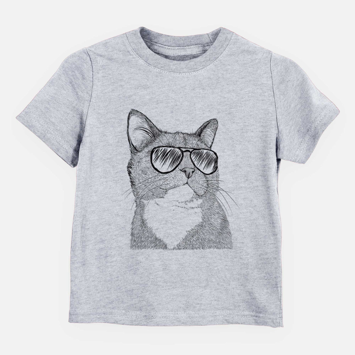 Aviator Gizmo the Grey Cat - Kids/Youth/Toddler Shirt