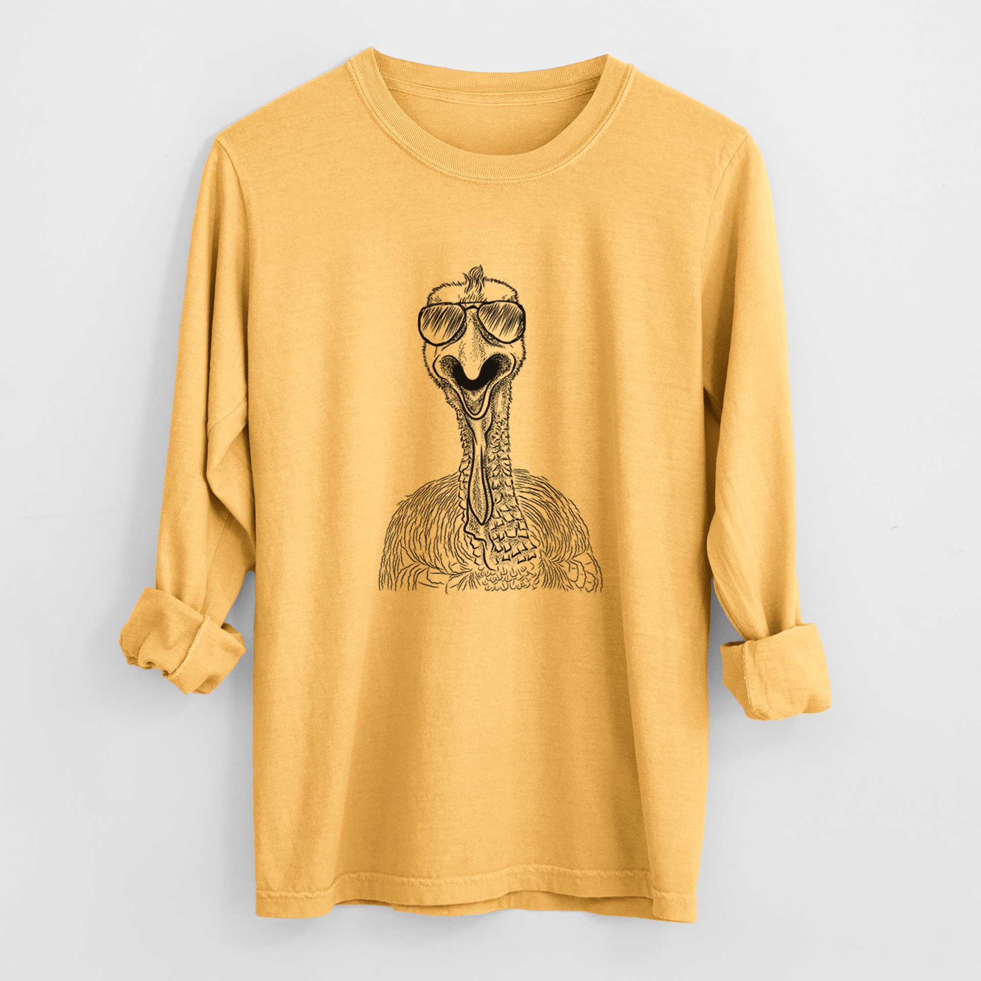 Aviators Gobble the Turkey - Heavyweight 100% Cotton Long Sleeve