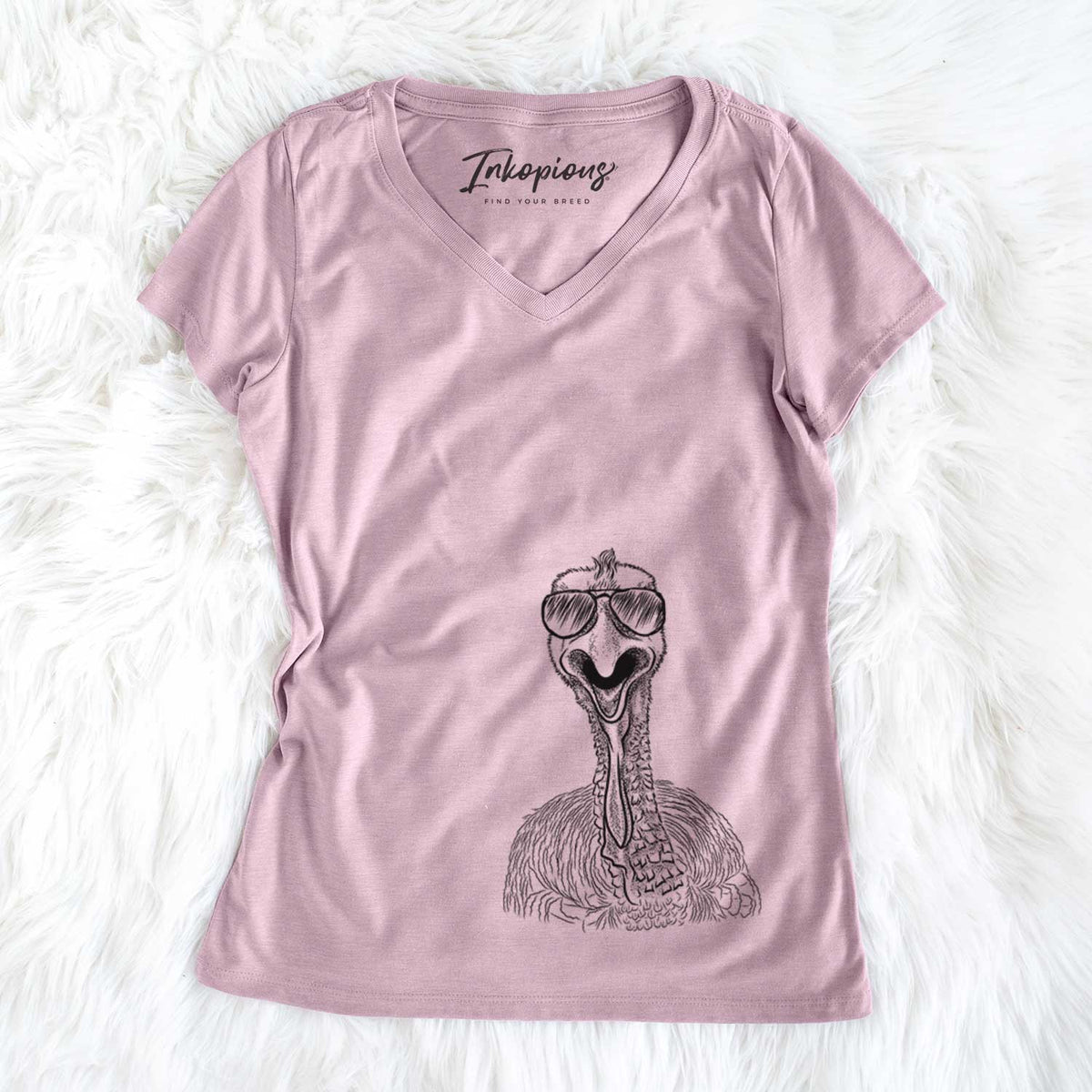 Gobble the Turkey - Women's V-neck Shirt