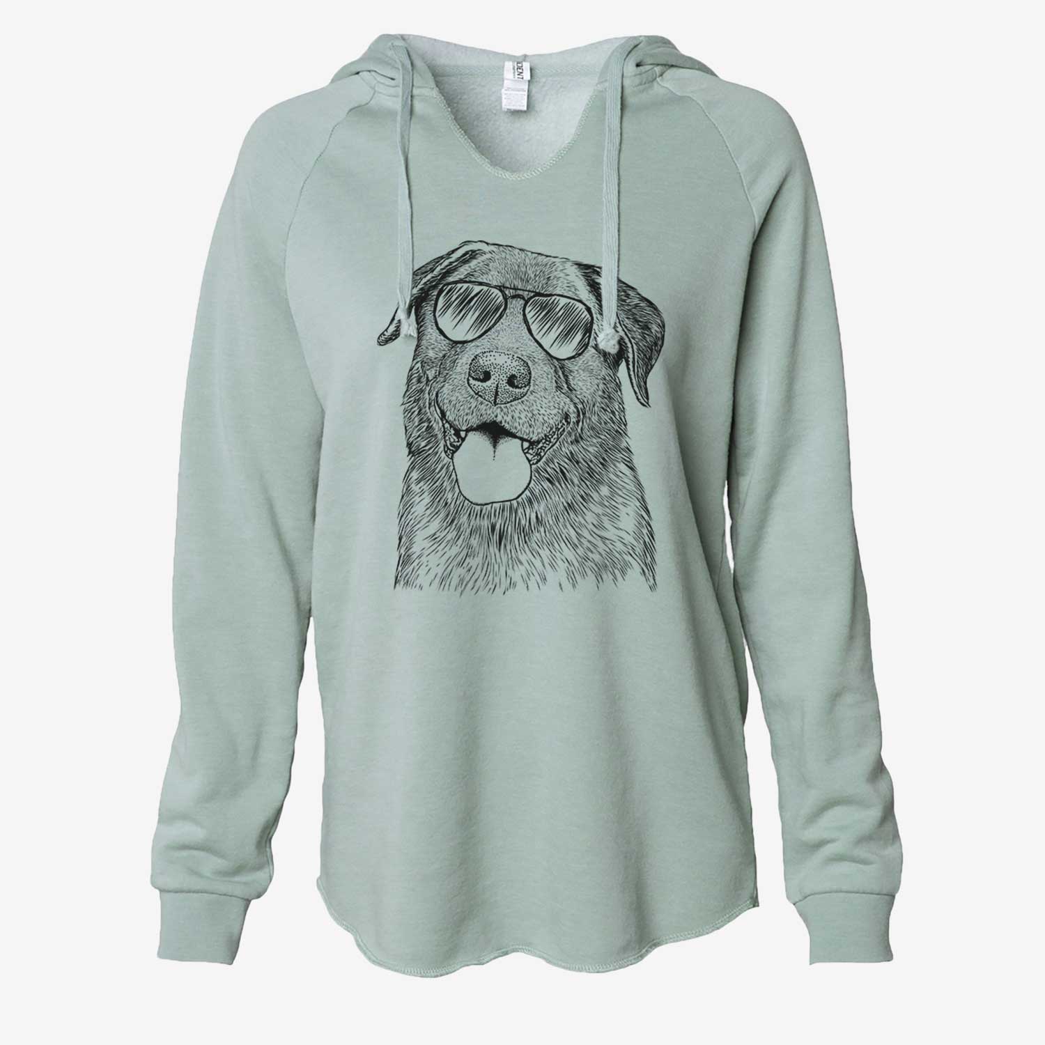 Gonzo the Chocolate Lab - Cali Wave Hooded Sweatshirt