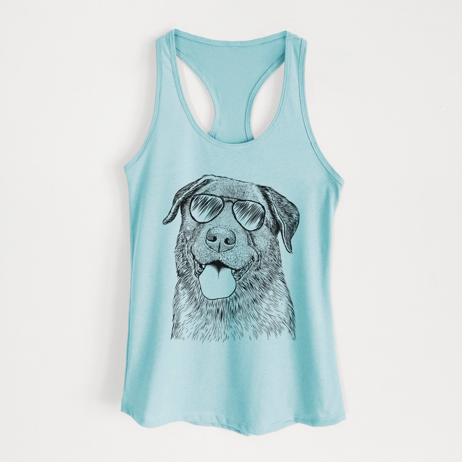 Gonzo the Chocolate Lab - Women's Racerback Tanktop