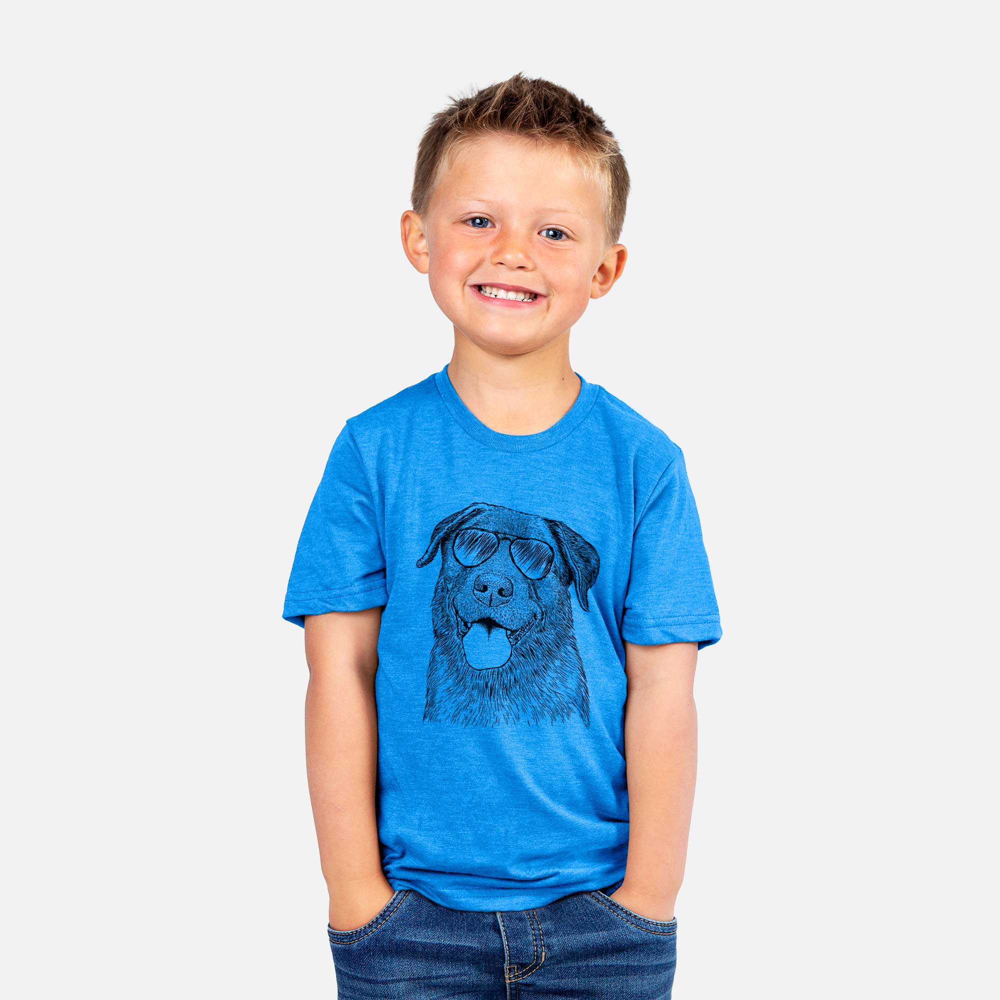 Aviator Gonzo the Chocolate Lab - Kids/Youth/Toddler Shirt