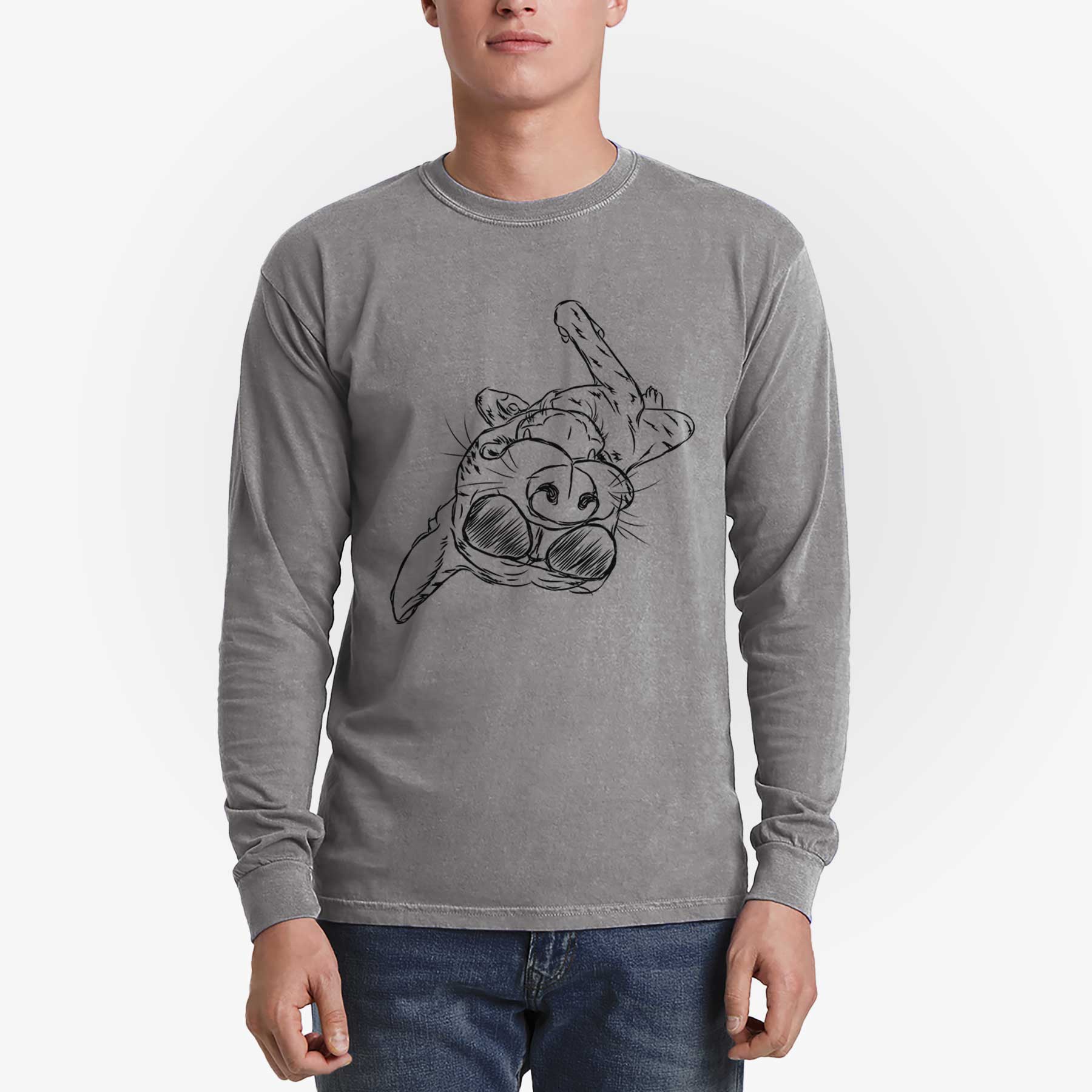 Aviators Goose the Mixed Breed - Heavyweight 100% Cotton Long Sleeve