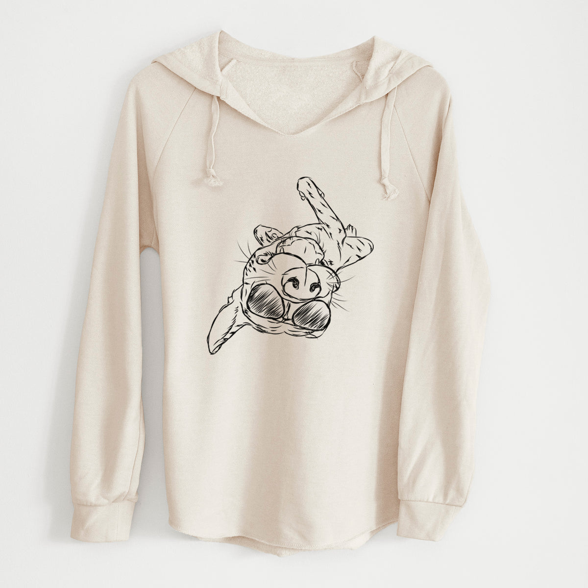 Aviator Goose the Mixed Breed - Cali Wave Hooded Sweatshirt