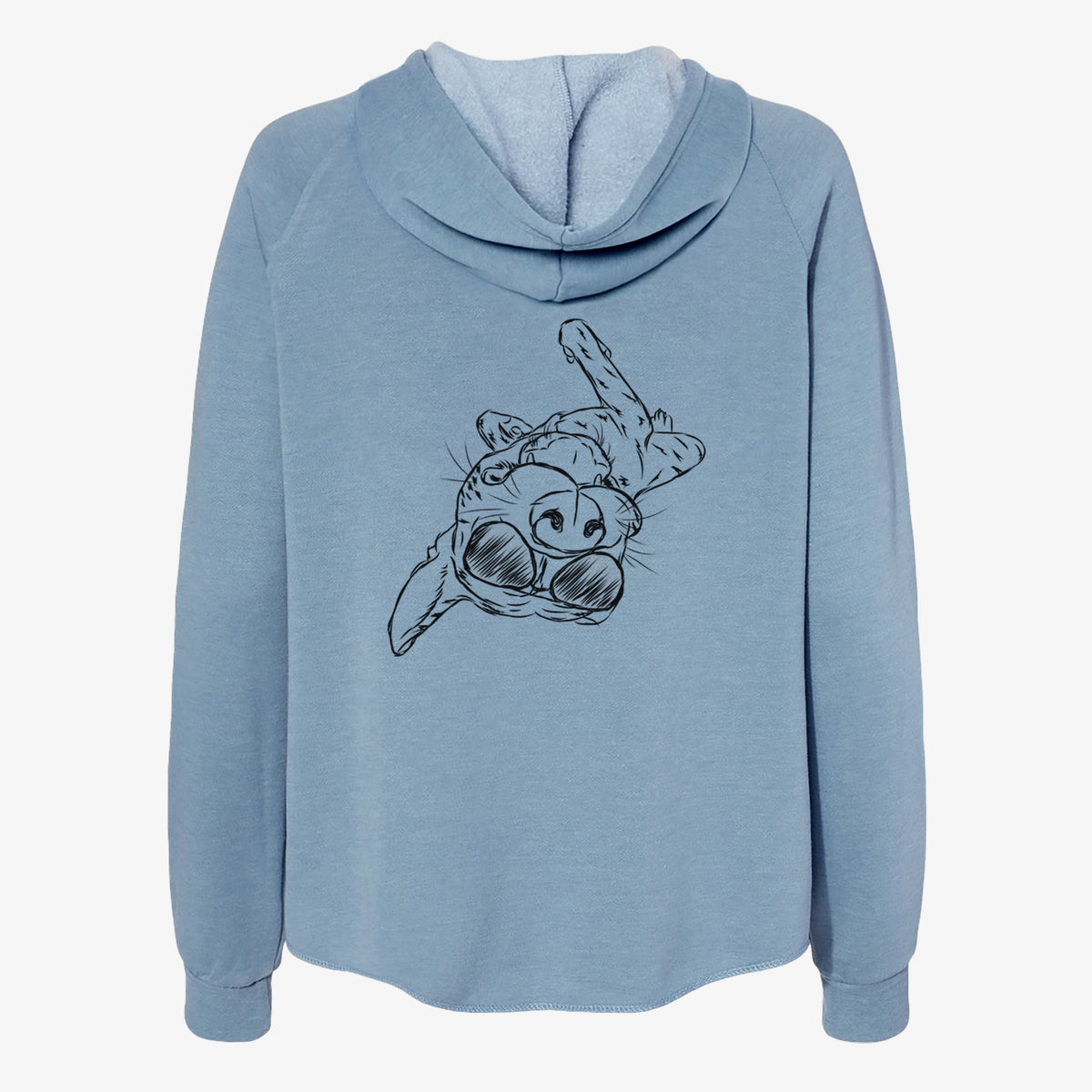 Goose the Mixed Breed - Women's Cali Wave Zip-Up Sweatshirt