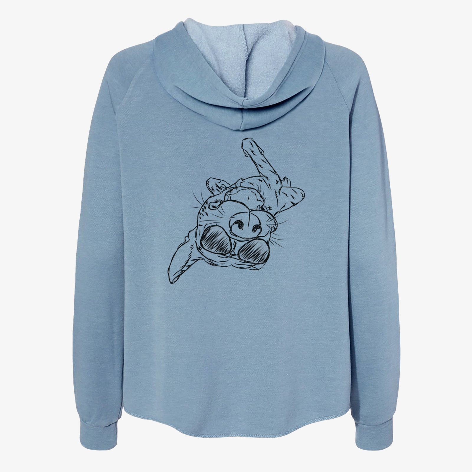 Goose the Mixed Breed - Women's Cali Wave Zip-Up Sweatshirt