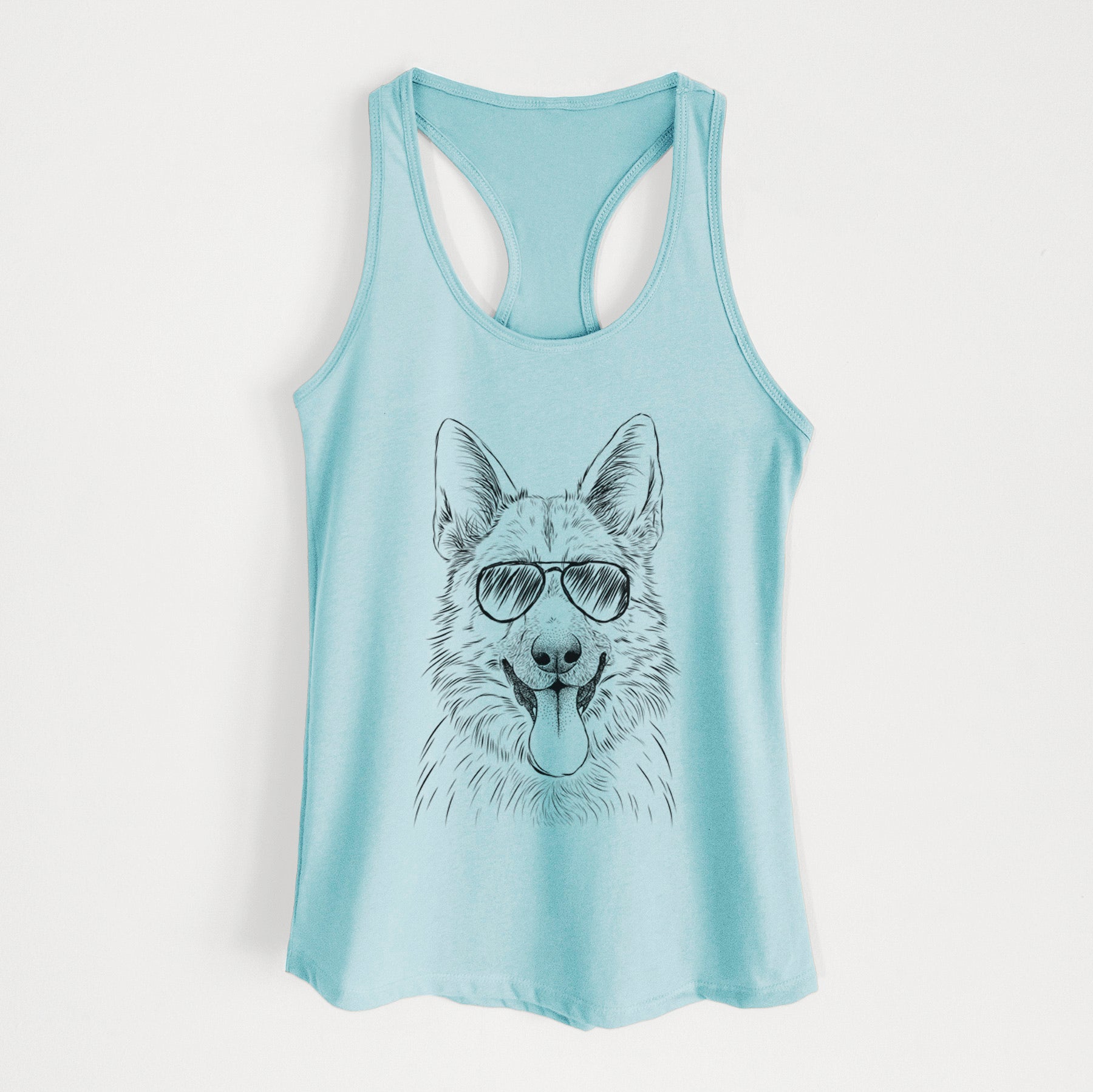 Grace the German Shepherd - Women's Racerback Tanktop