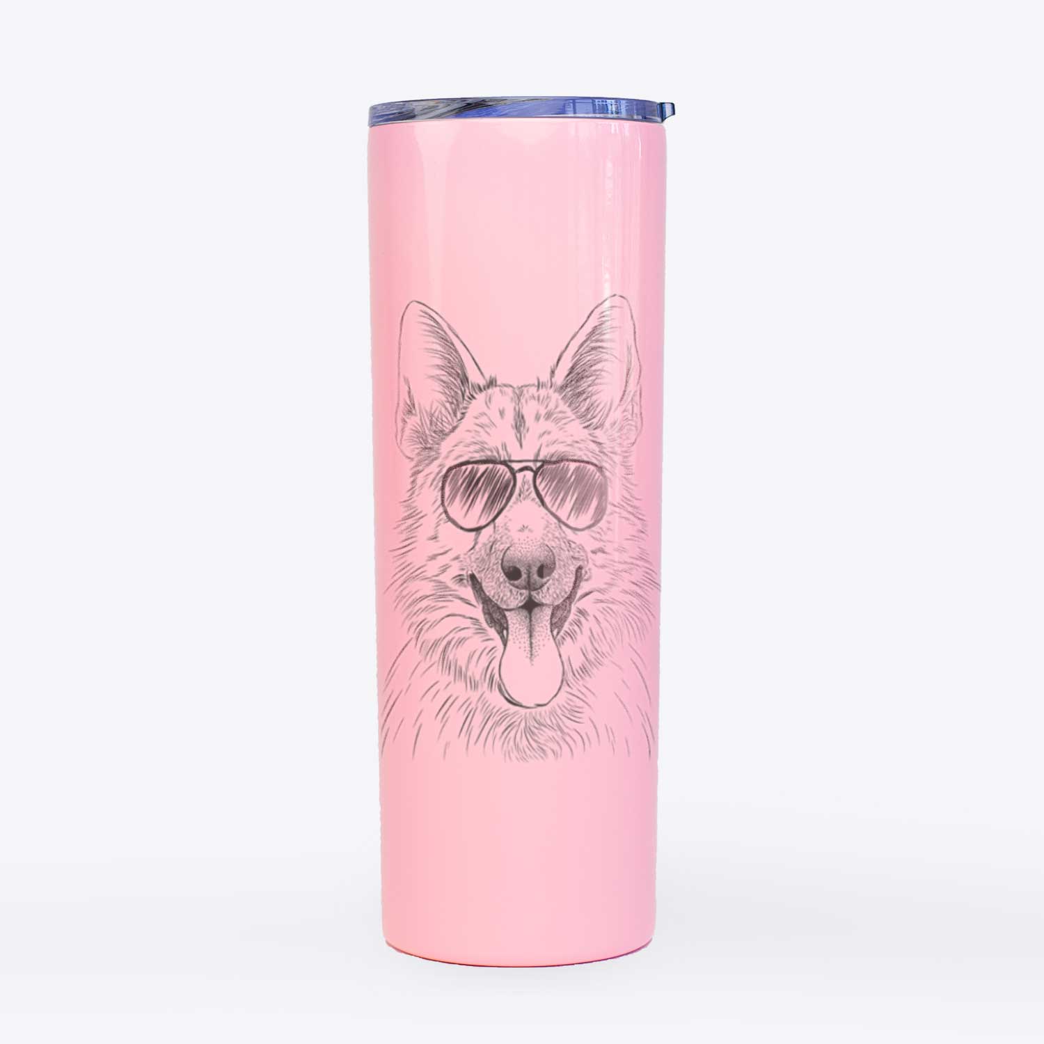 Grace the German Shepherd - 20oz Skinny Tumbler