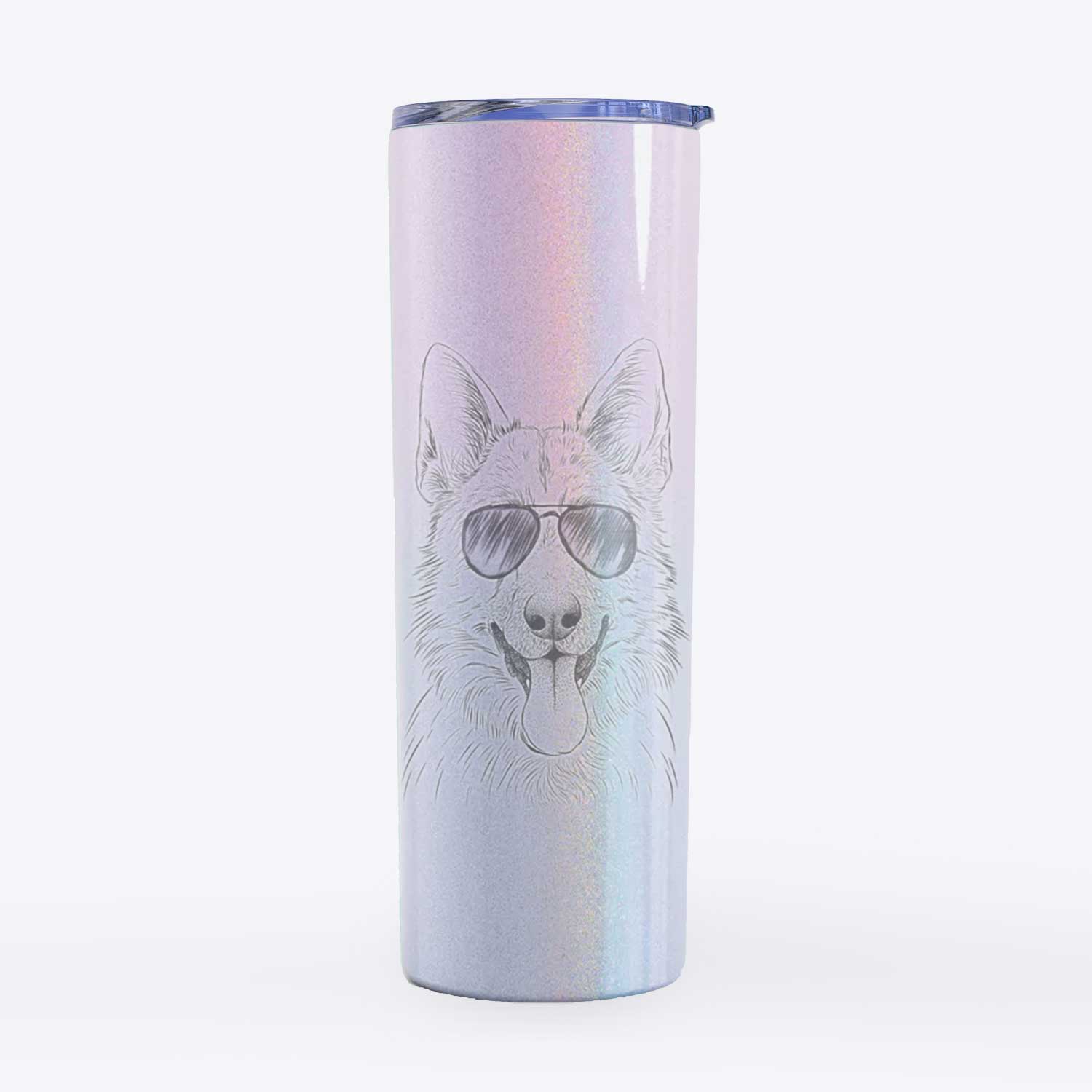 Grace the German Shepherd - 20oz Skinny Tumbler