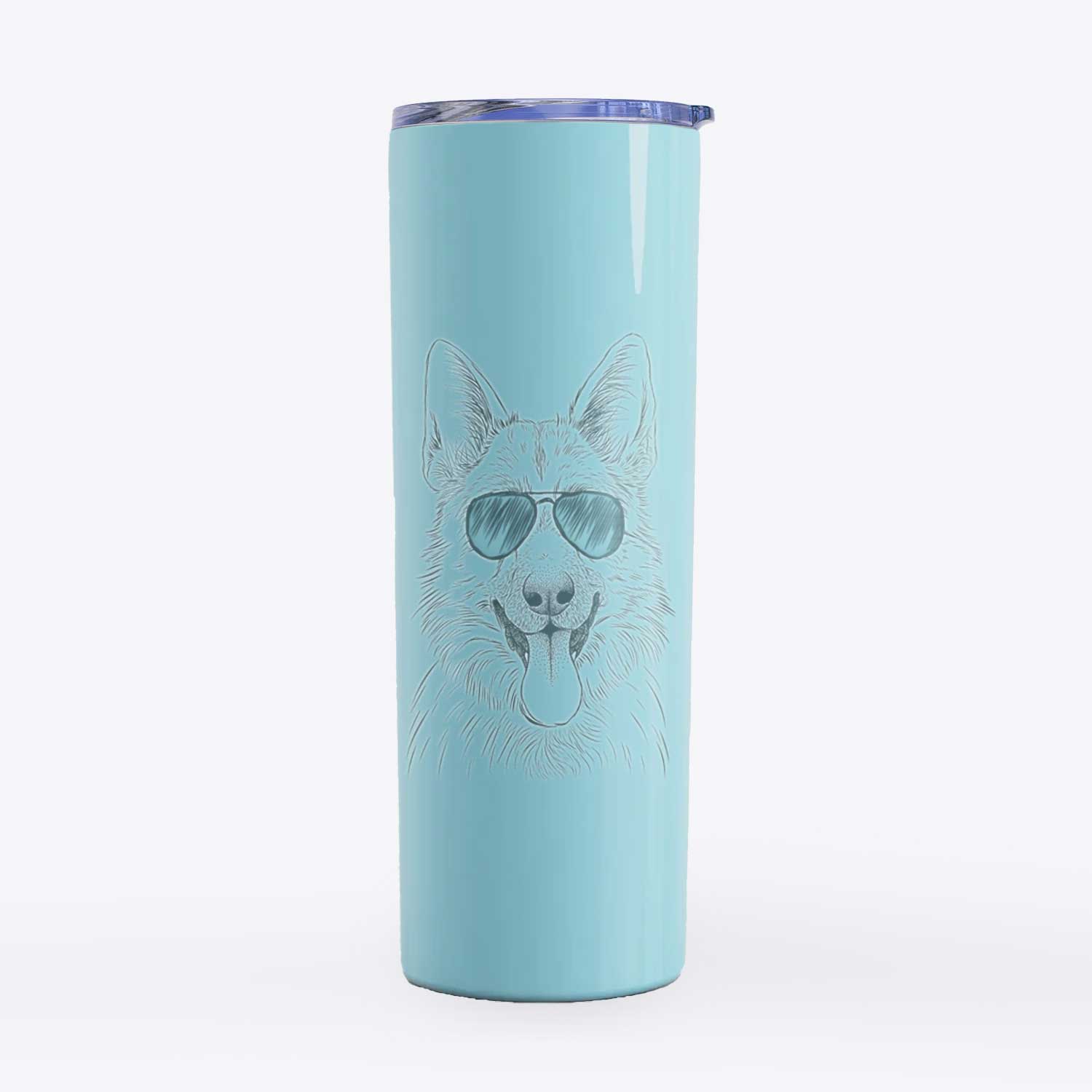 Grace the German Shepherd - 20oz Skinny Tumbler