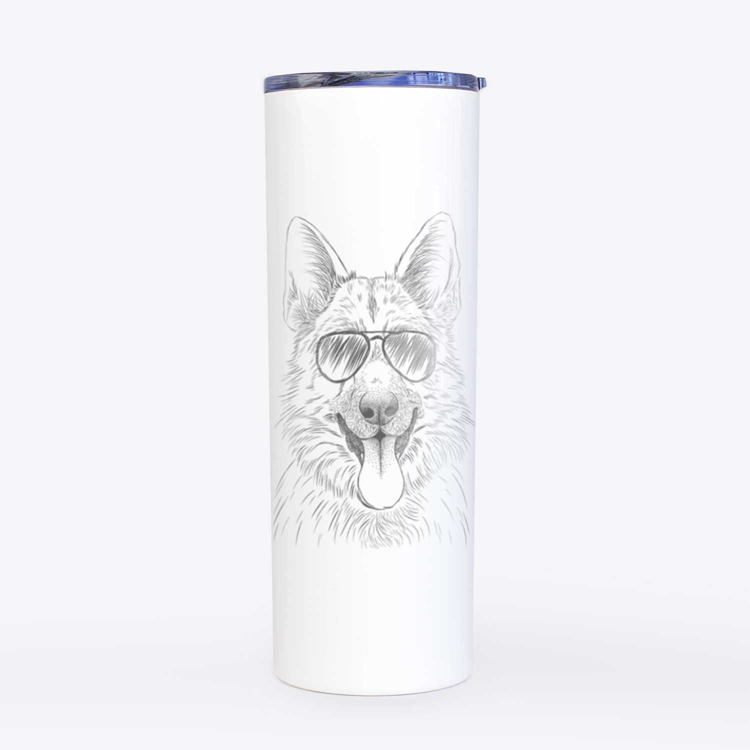 Grace the German Shepherd - 20oz Skinny Tumbler