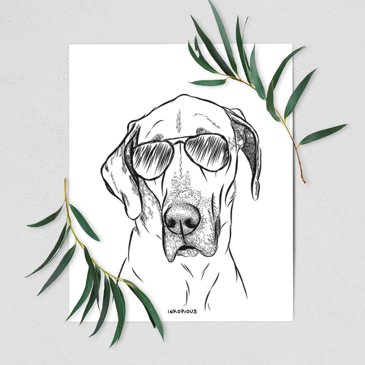 Gracie the Great Dane Art Print