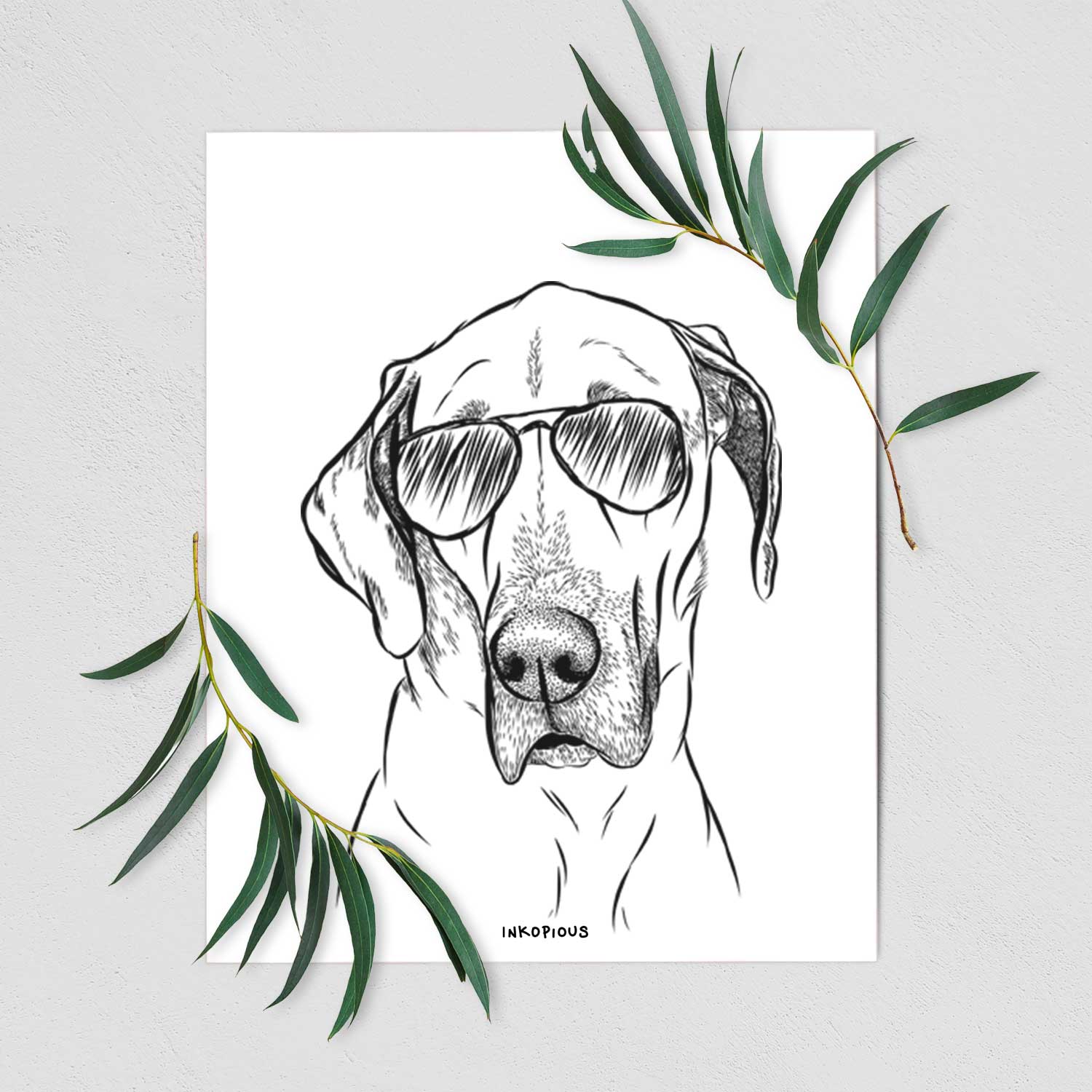 Gracie the Great Dane Art Print