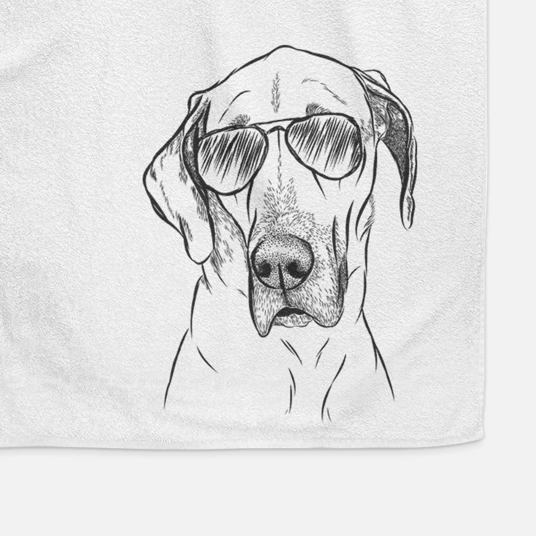 Gracie the Great Dane Decorative Hand Towel