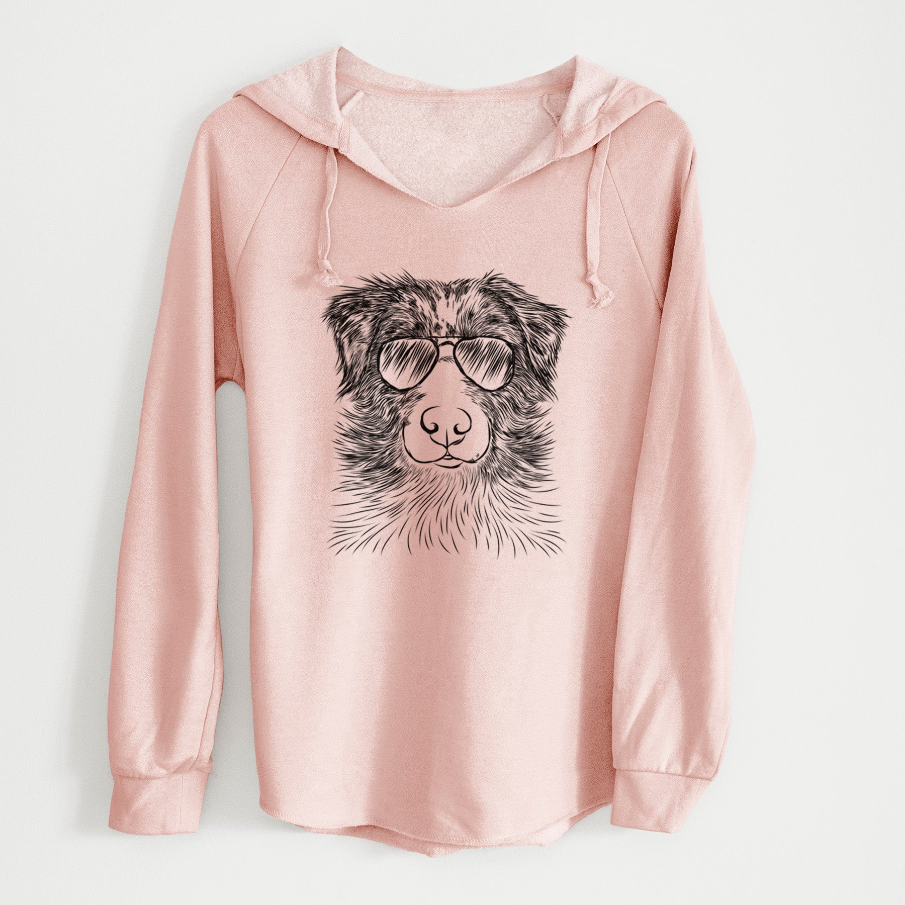 Aviator Gram the Australian Shepherd - Cali Wave Hooded Sweatshirt