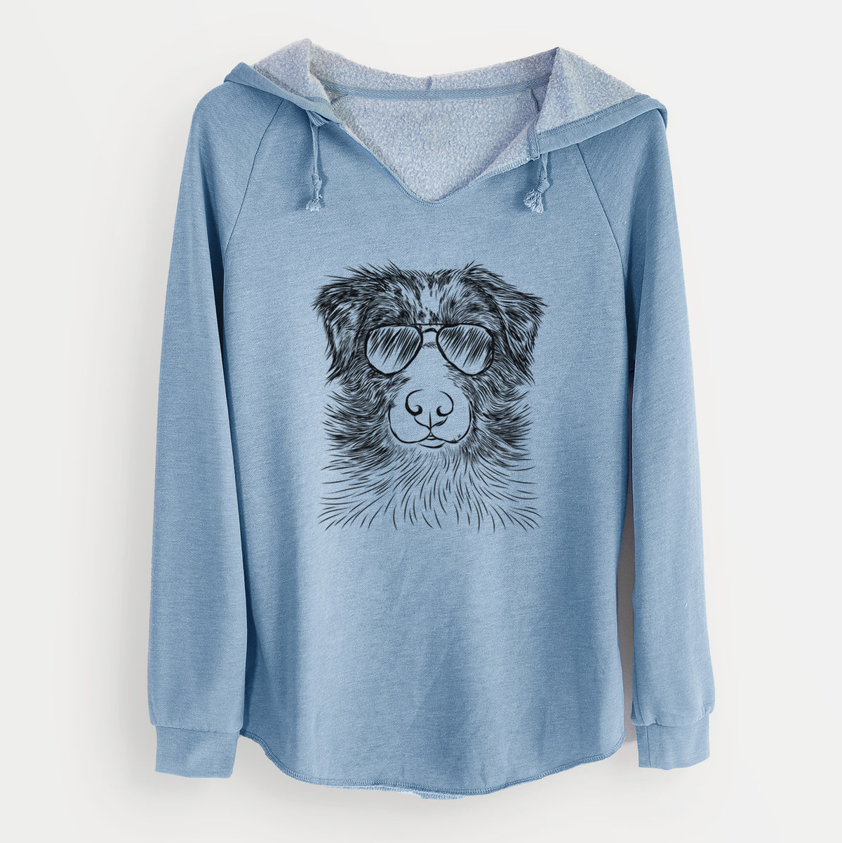 Aviator Gram the Australian Shepherd - Cali Wave Hooded Sweatshirt