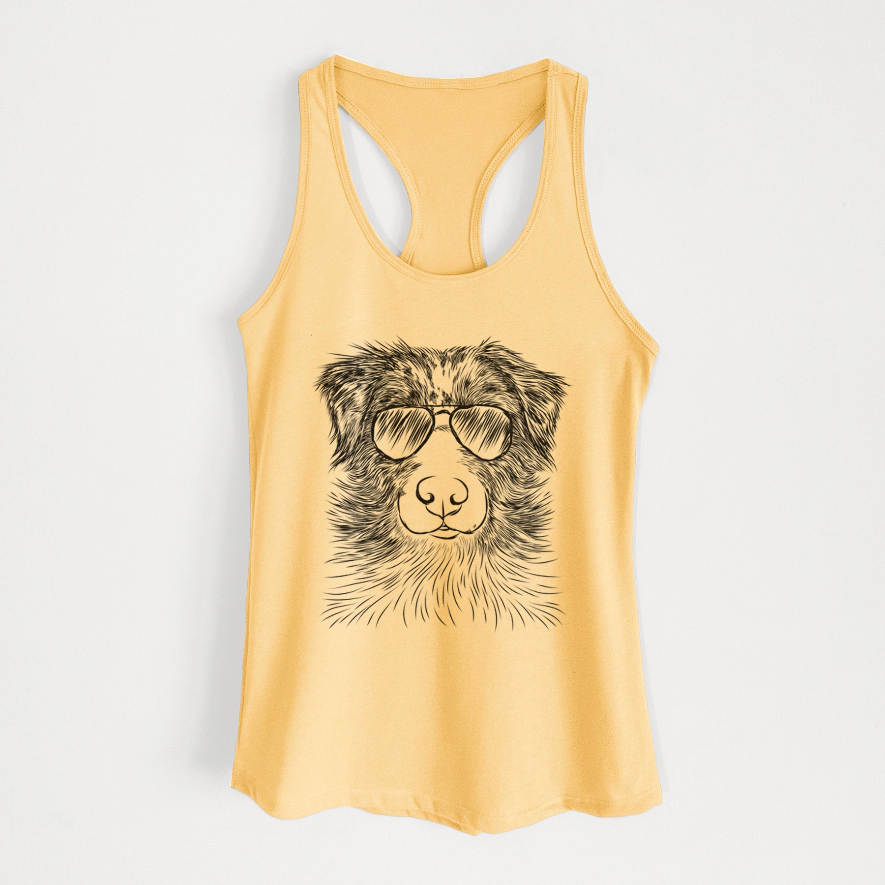 Gram the Australian Shepherd - Women's Racerback Tanktop