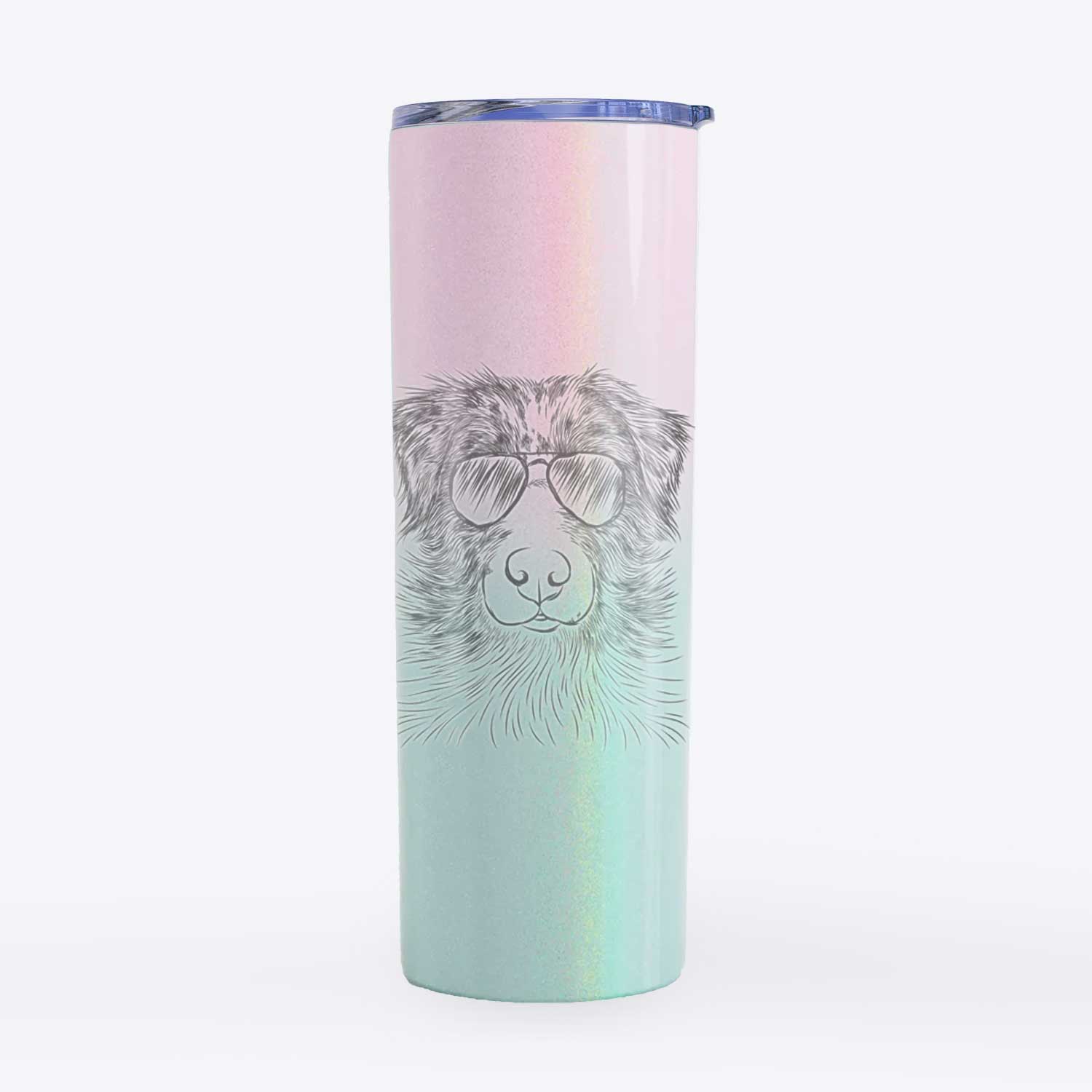 Gram the Australian Shepherd - 20oz Skinny Tumbler