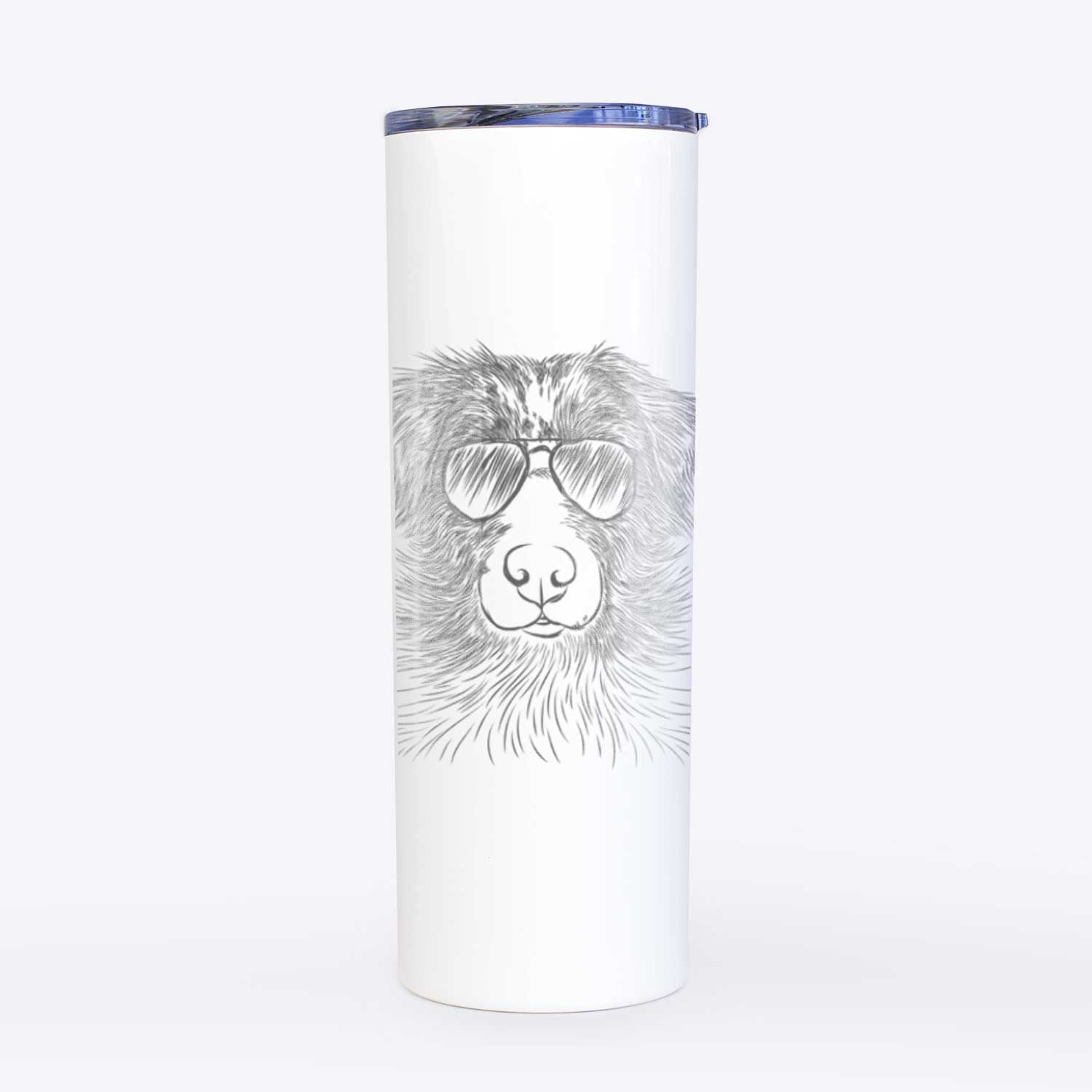 Gram the Australian Shepherd - 20oz Skinny Tumbler