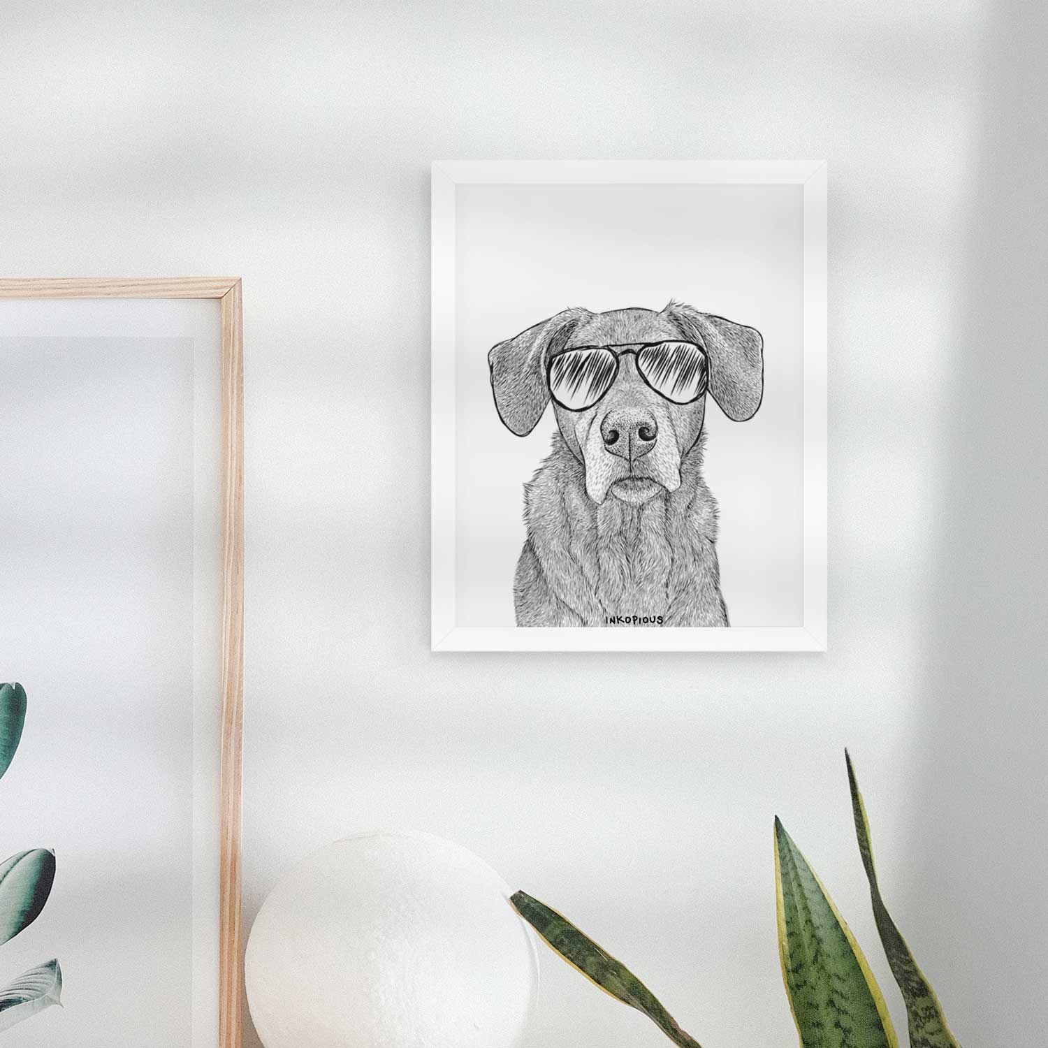 Gravy the Plott Hound Beagle Mix Art Print