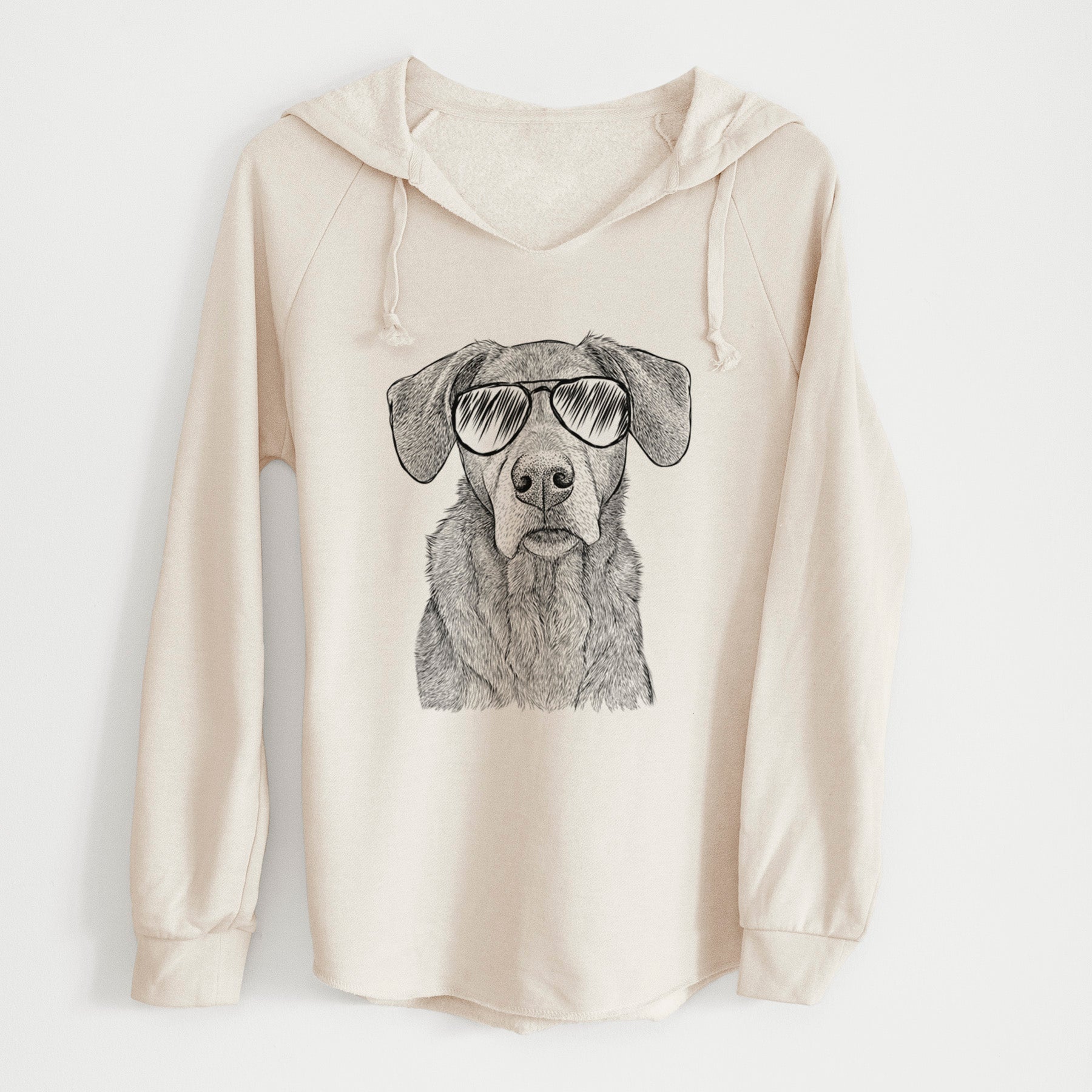 Aviator Gravy the Plott Hound Beagle Mix - Cali Wave Hooded Sweatshirt