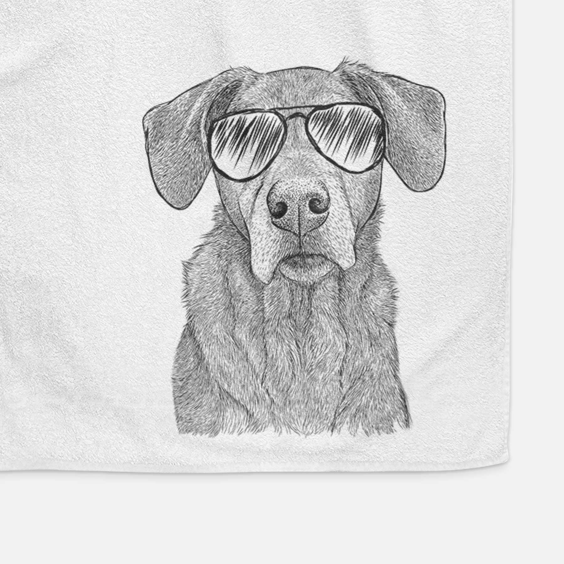 Gravy the Plott Hound Beagle Mix Decorative Hand Towel