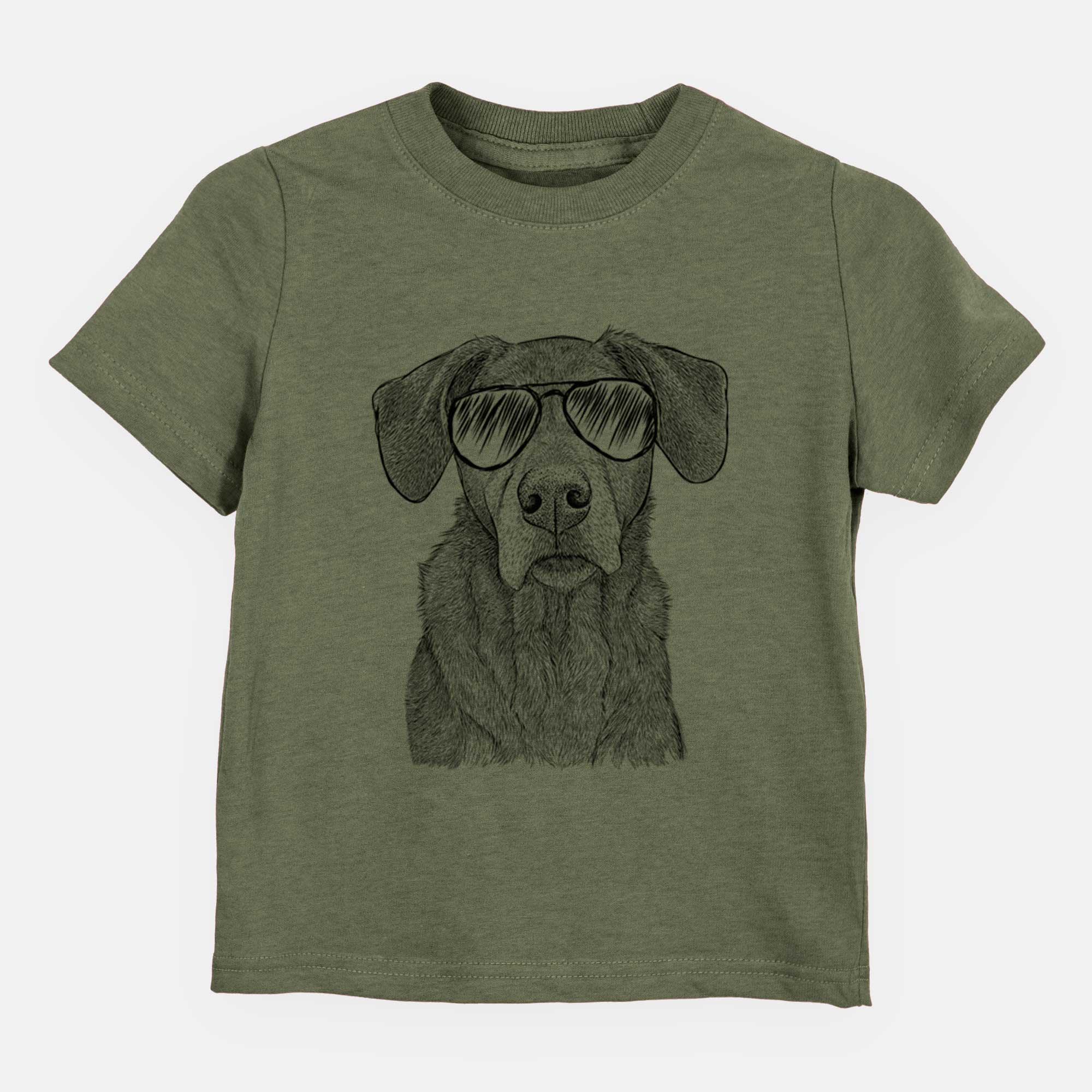 Aviator Gravy the Plott Hound Beagle Mix - Kids/Youth/Toddler Shirt