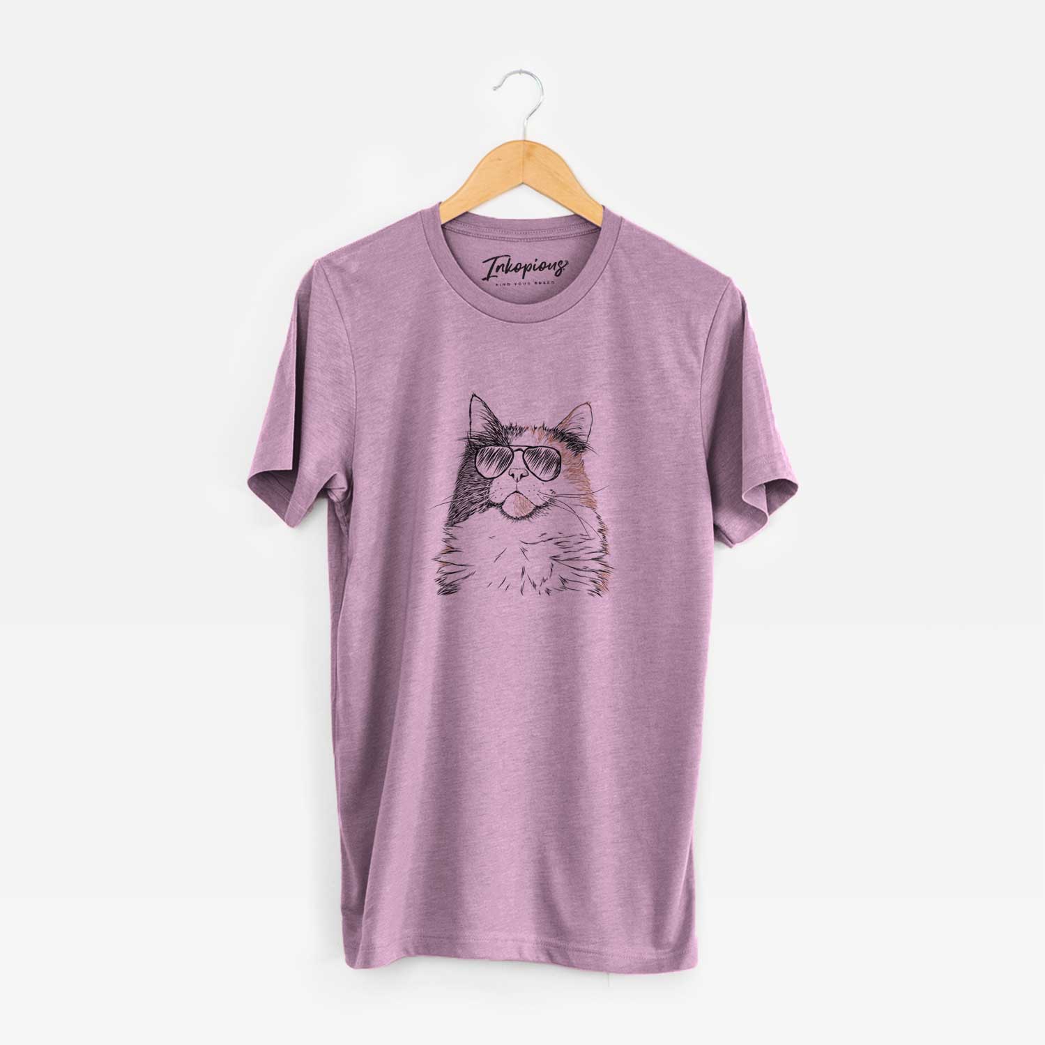 Aviator Greta the Calico Cat - Unisex Crewneck