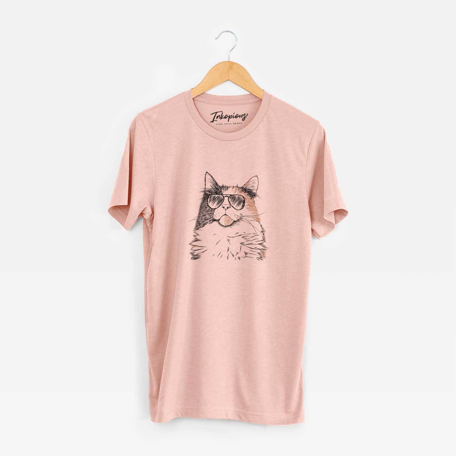 Aviator Greta the Calico Cat - Unisex Crewneck