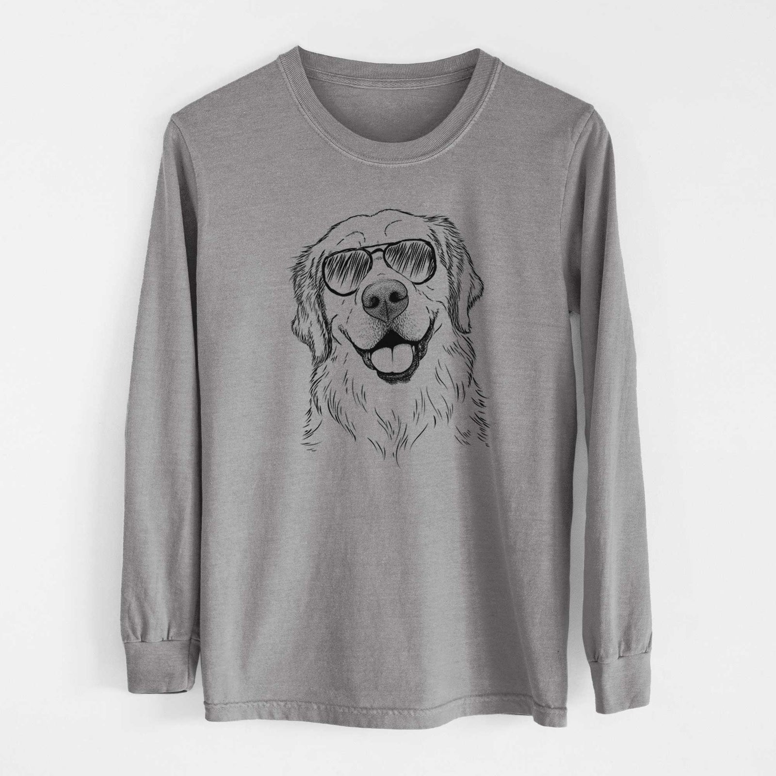 Aviators Griffin the Golden Retriever - Heavyweight 100% Cotton Long Sleeve