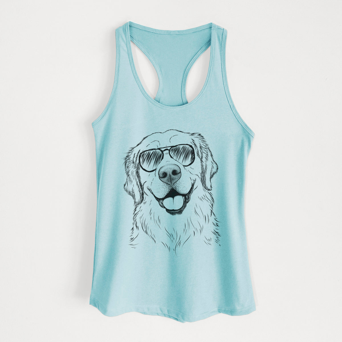 Griffin the Golden Retriever - Women's Racerback Tanktop